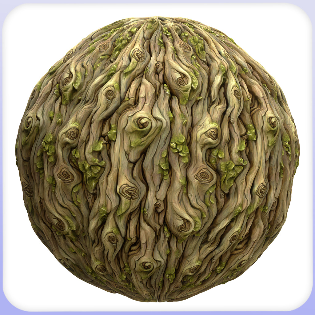 Stylized Bark Seamless Texture Texture_5