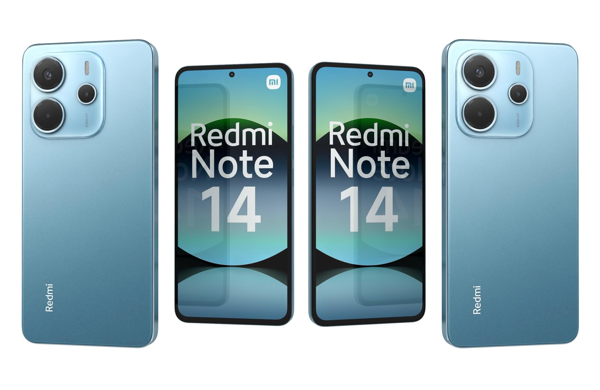 Xiaomi Redmi Note 14 Blue 3D model_3