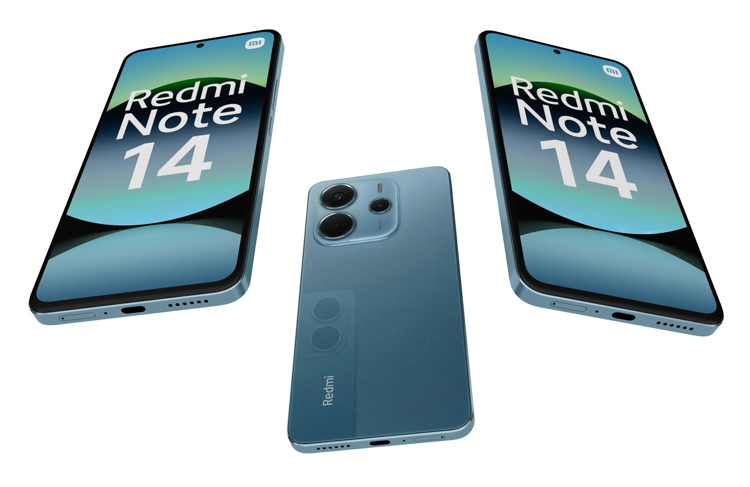 Xiaomi Redmi Note 14 Blue 3D model_2