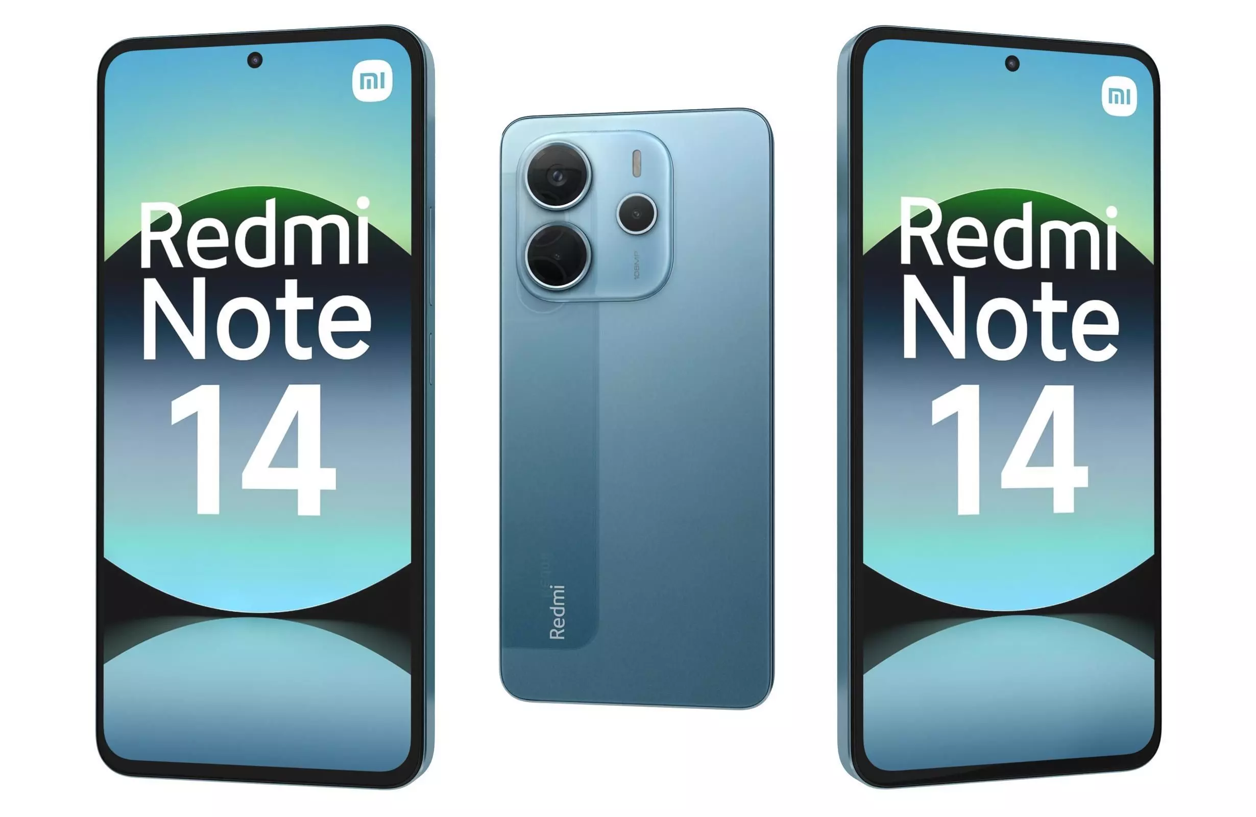 Xiaomi Redmi Note 14 Blue 3D model_0