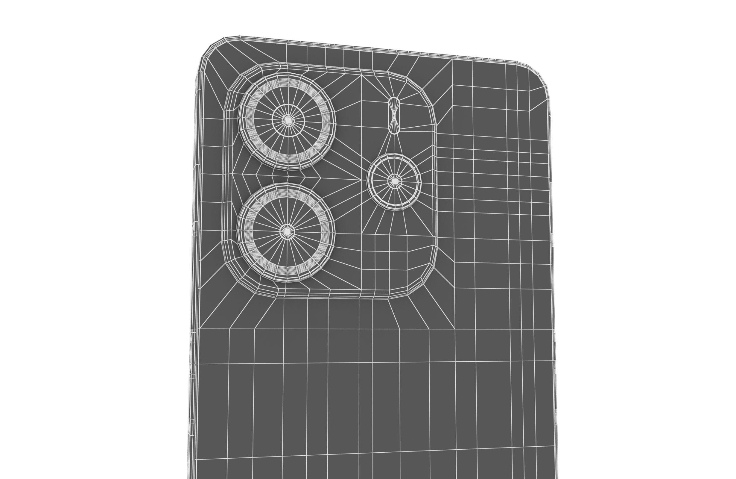 Xiaomi Redmi Note 14 Blue 3D model_20