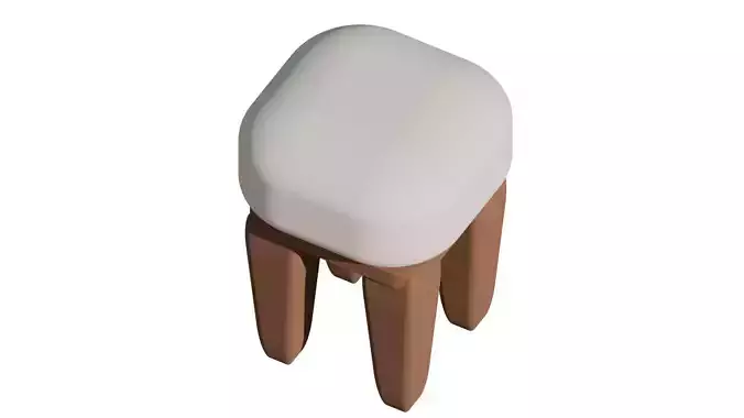 Low-Poly Simple Chair
