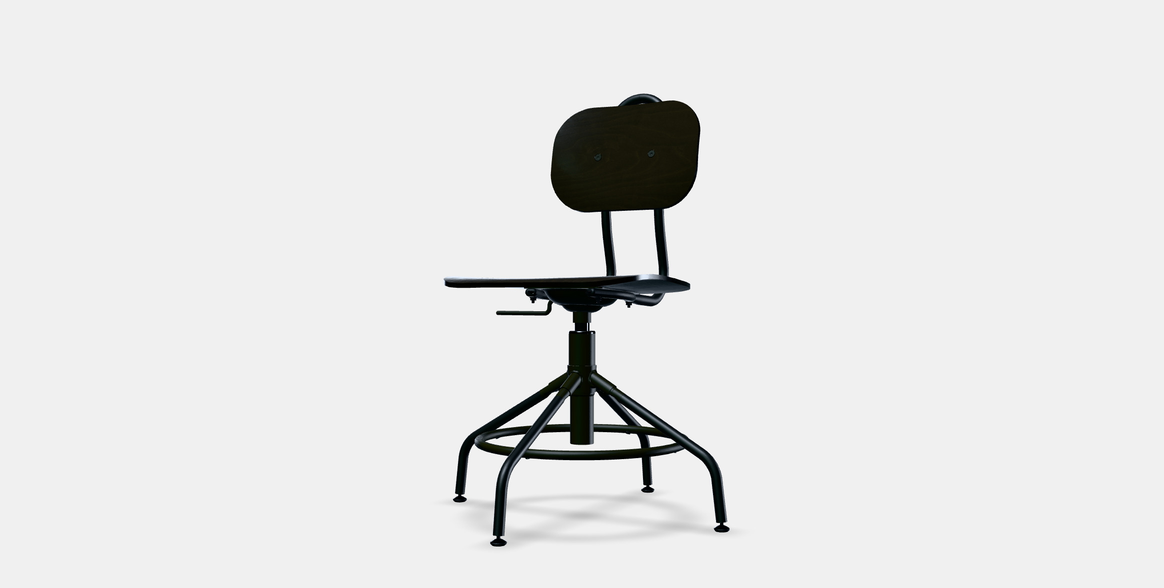 KULLABERG Swivel chair 1 3D model_12