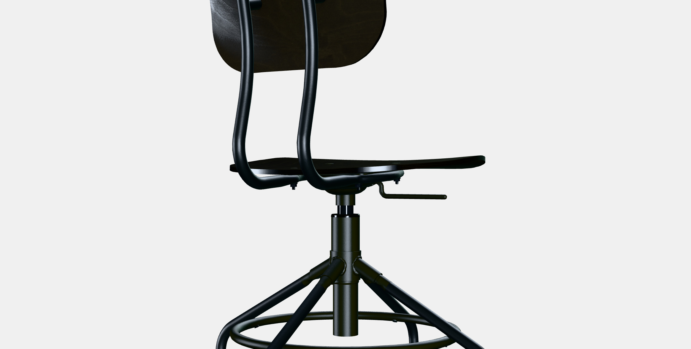 KULLABERG Swivel chair 1 3D model_2