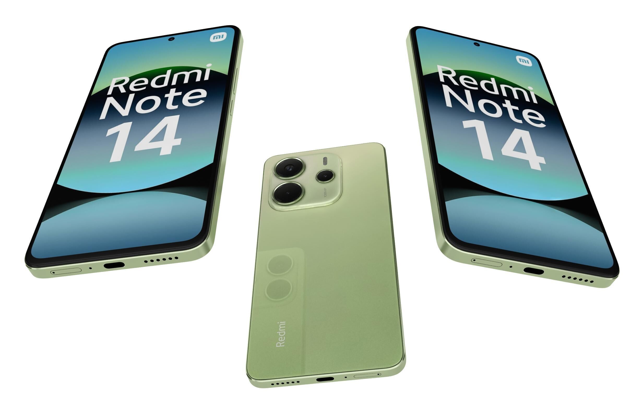 Xiaomi Redmi Note 14 Green 3D model_2
