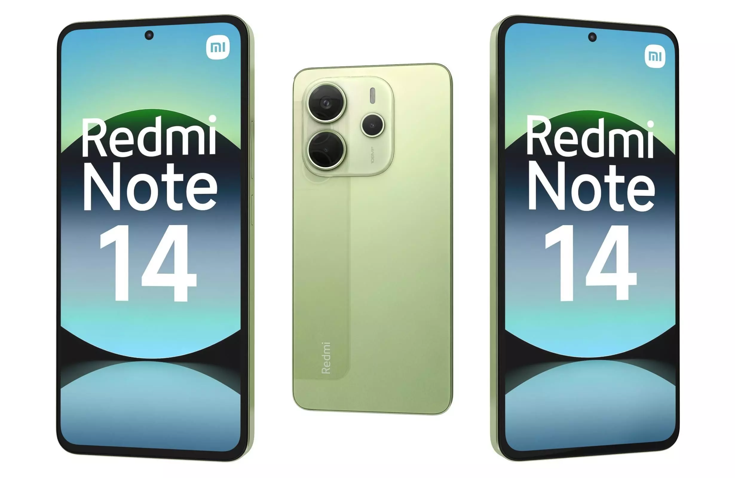 Xiaomi Redmi Note 14 Green 3D model_0