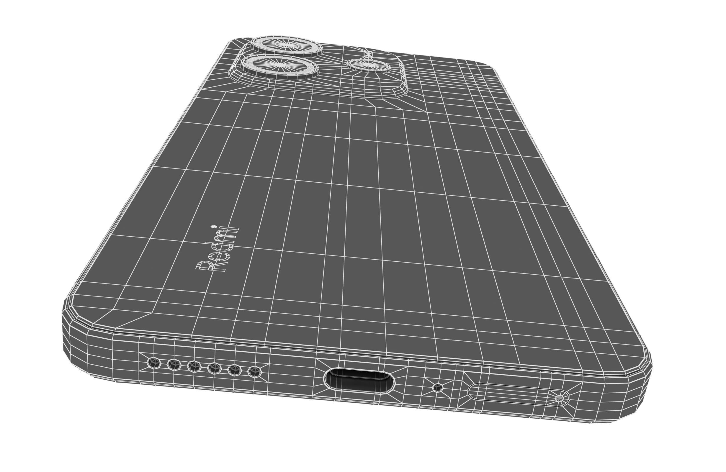 Xiaomi Redmi Note 14 Green 3D model_21