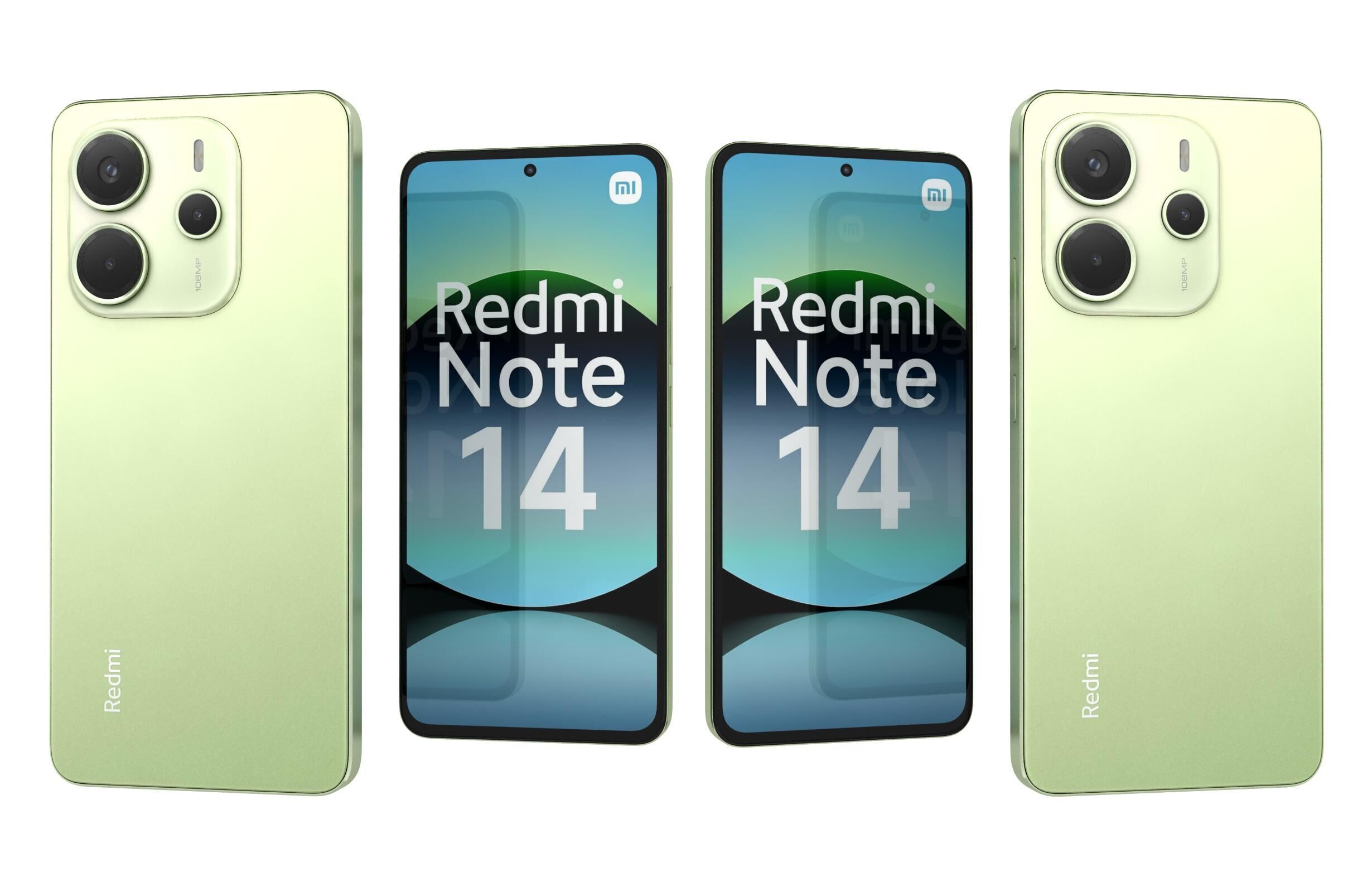 Xiaomi Redmi Note 14 Green 3D model_3