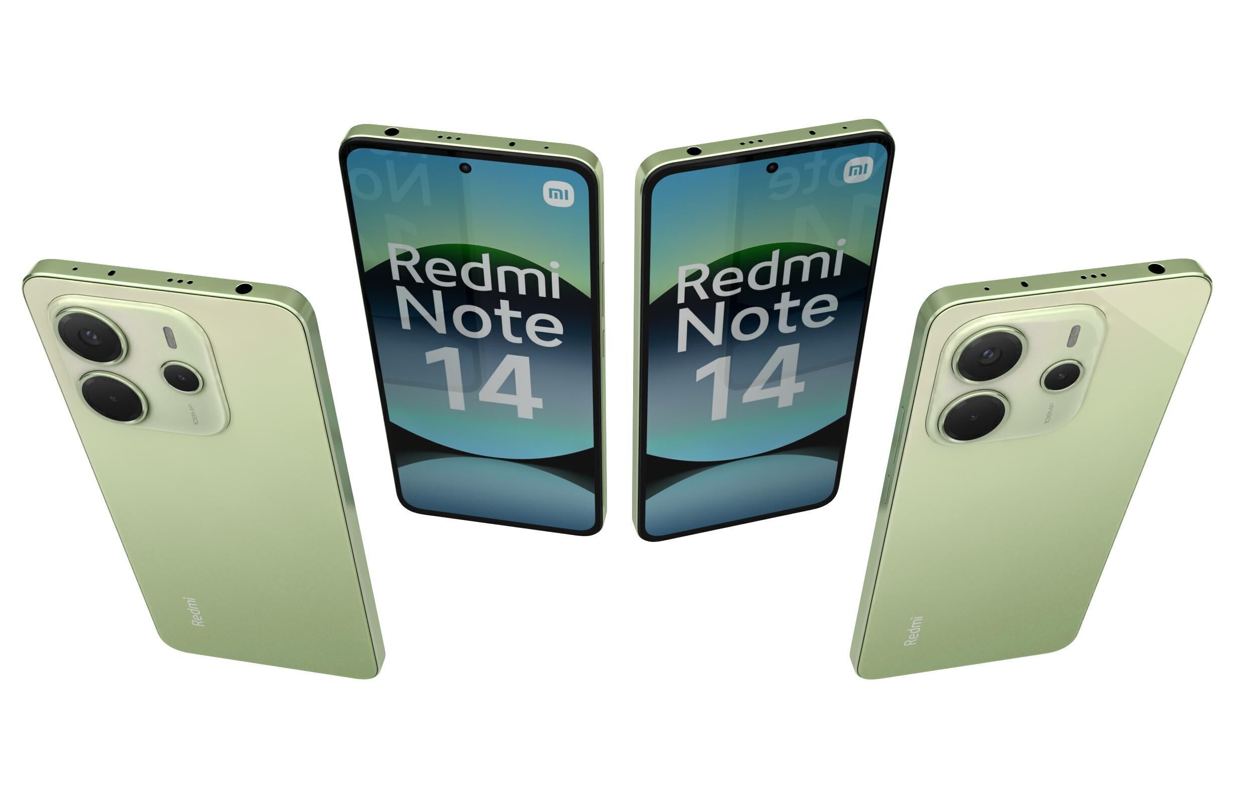 Xiaomi Redmi Note 14 Green 3D model_4