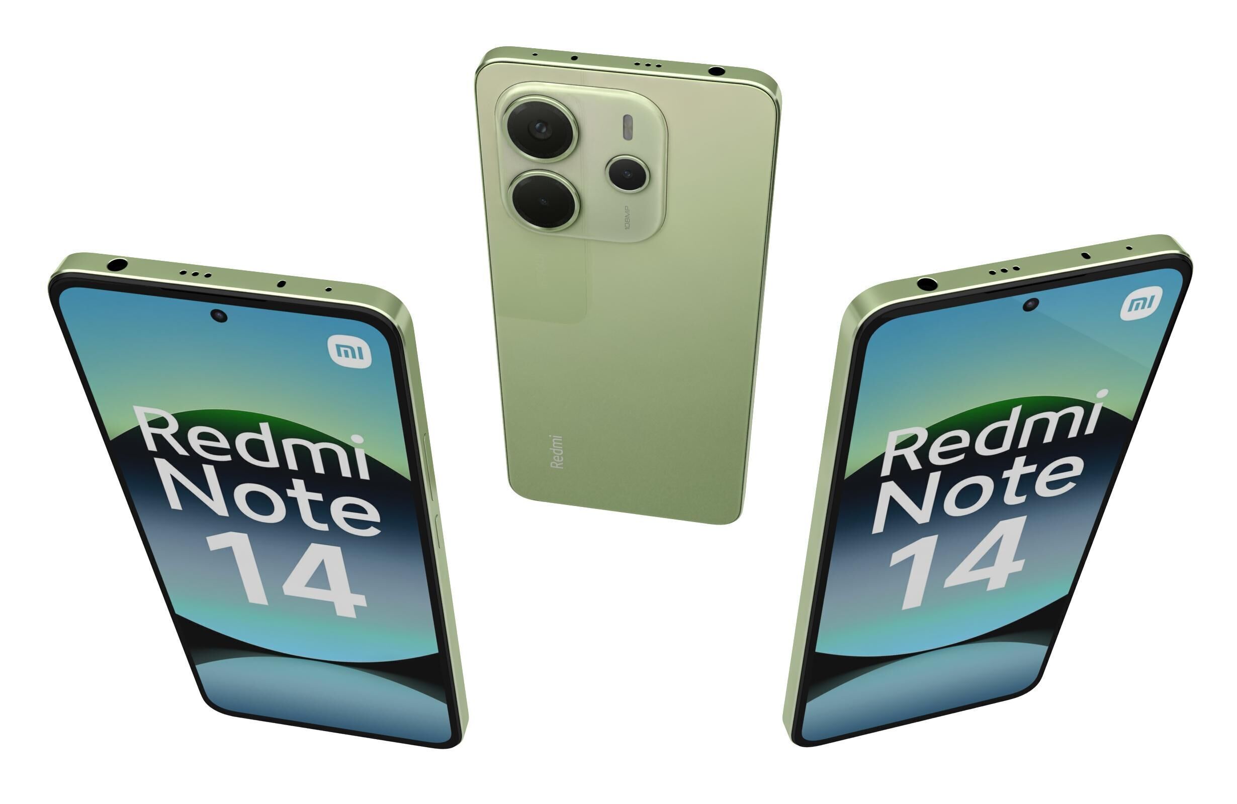 Xiaomi Redmi Note 14 Green 3D model_1