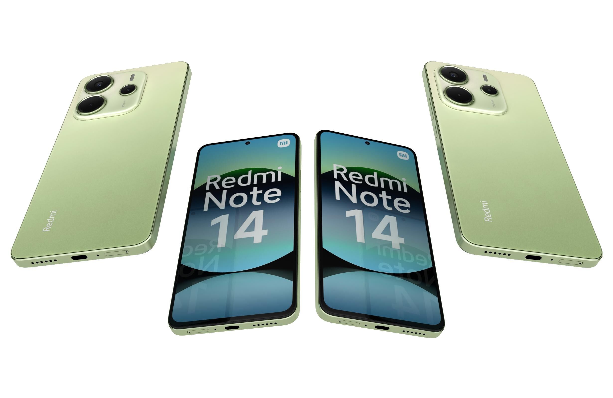 Xiaomi Redmi Note 14 Green 3D model_5