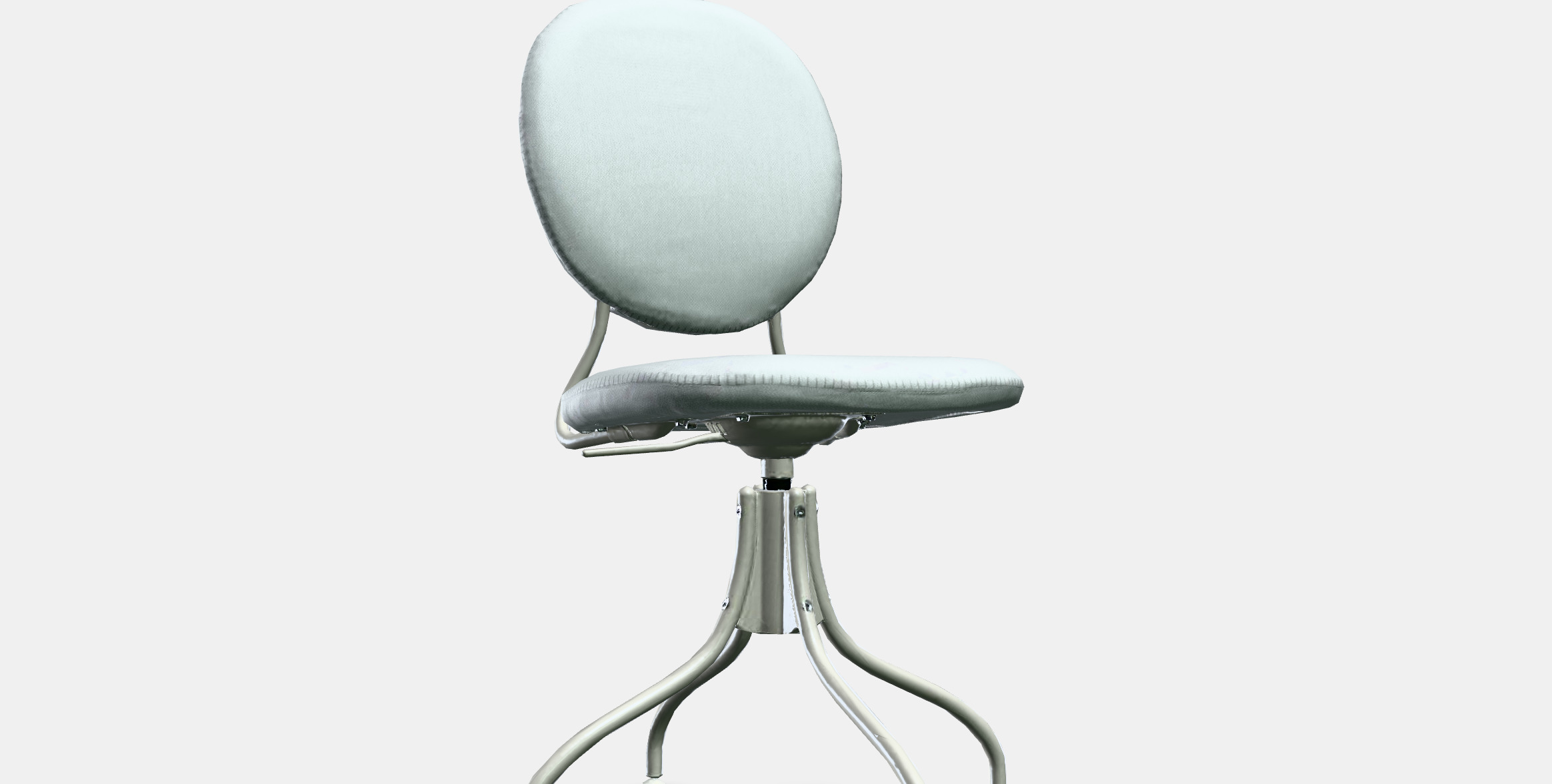 BJORKBERGET Swivel chair Low-poly 3D model_10