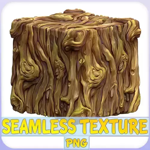 Stylized Bark Seamless Texture