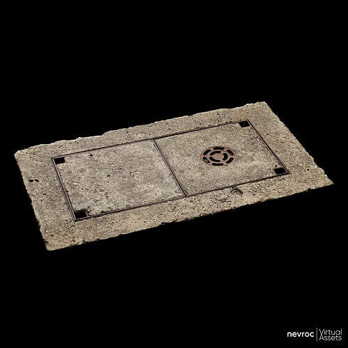 Manhole cover 03 Texture