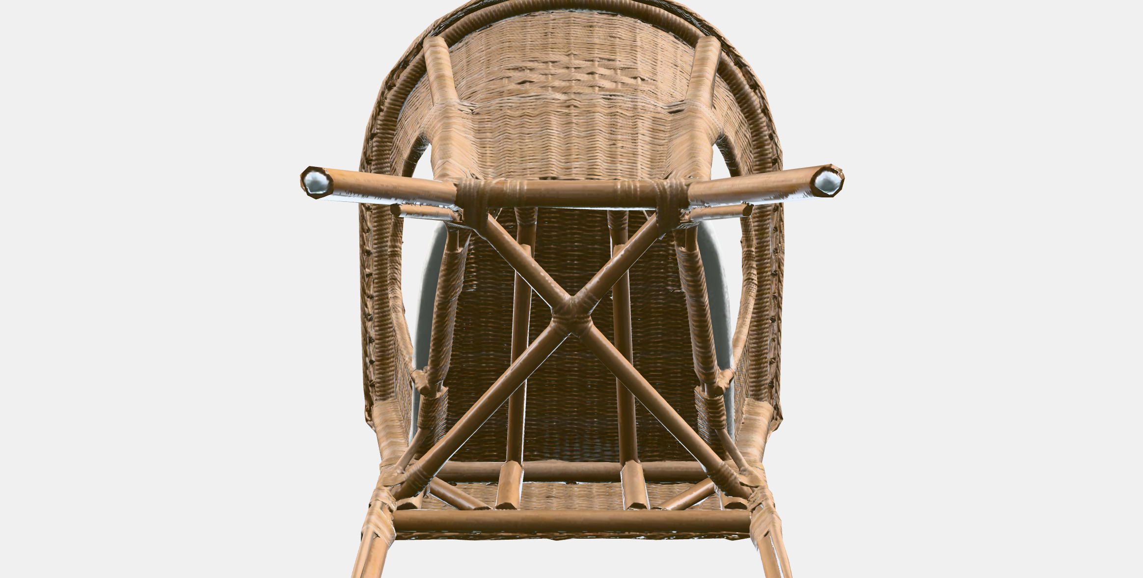 AGEN Armchair with plush cover 3D model_13