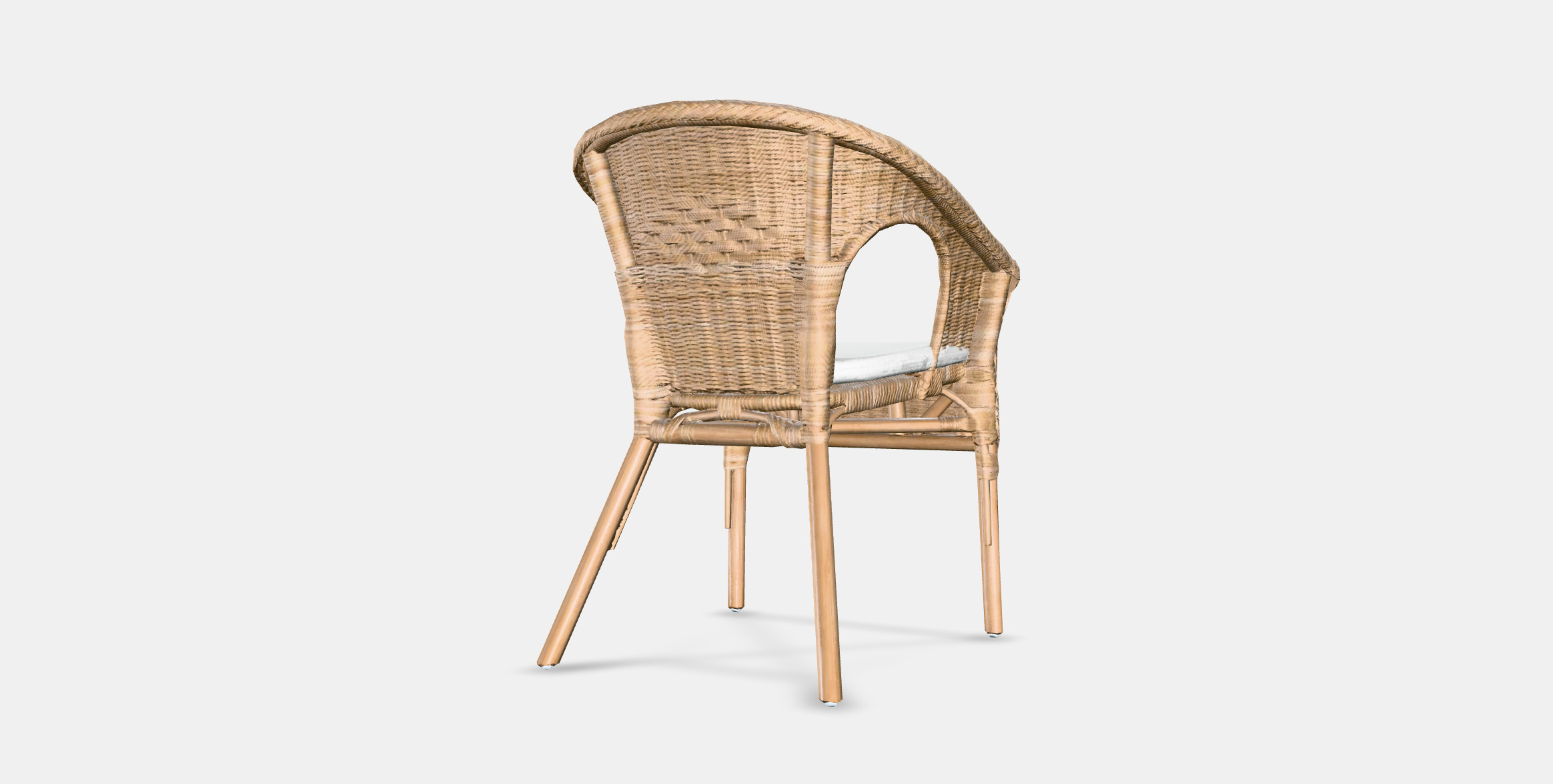 AGEN Armchair with plush cover 3D model_5