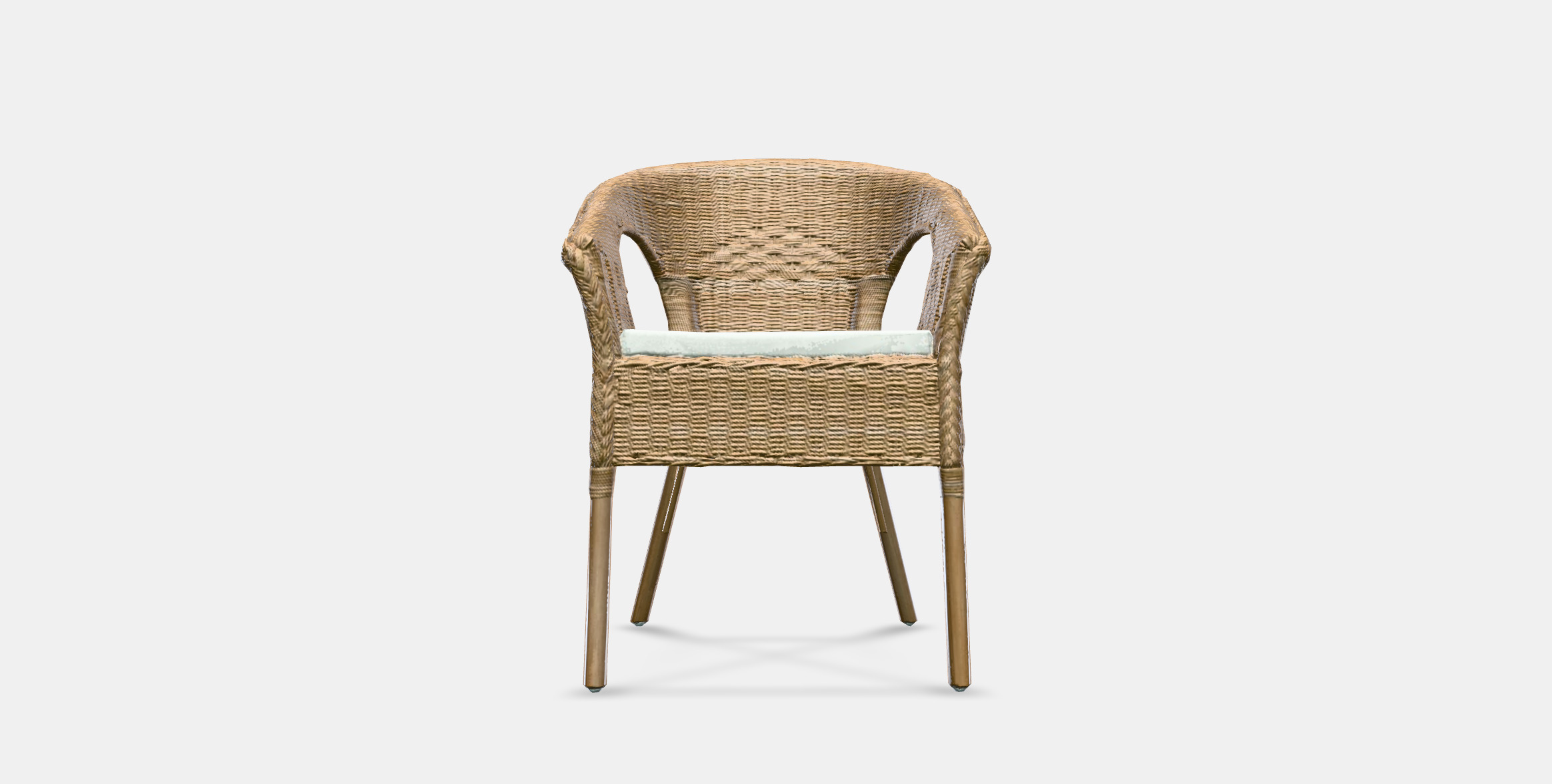 AGEN Armchair with plush cover 3D model_8