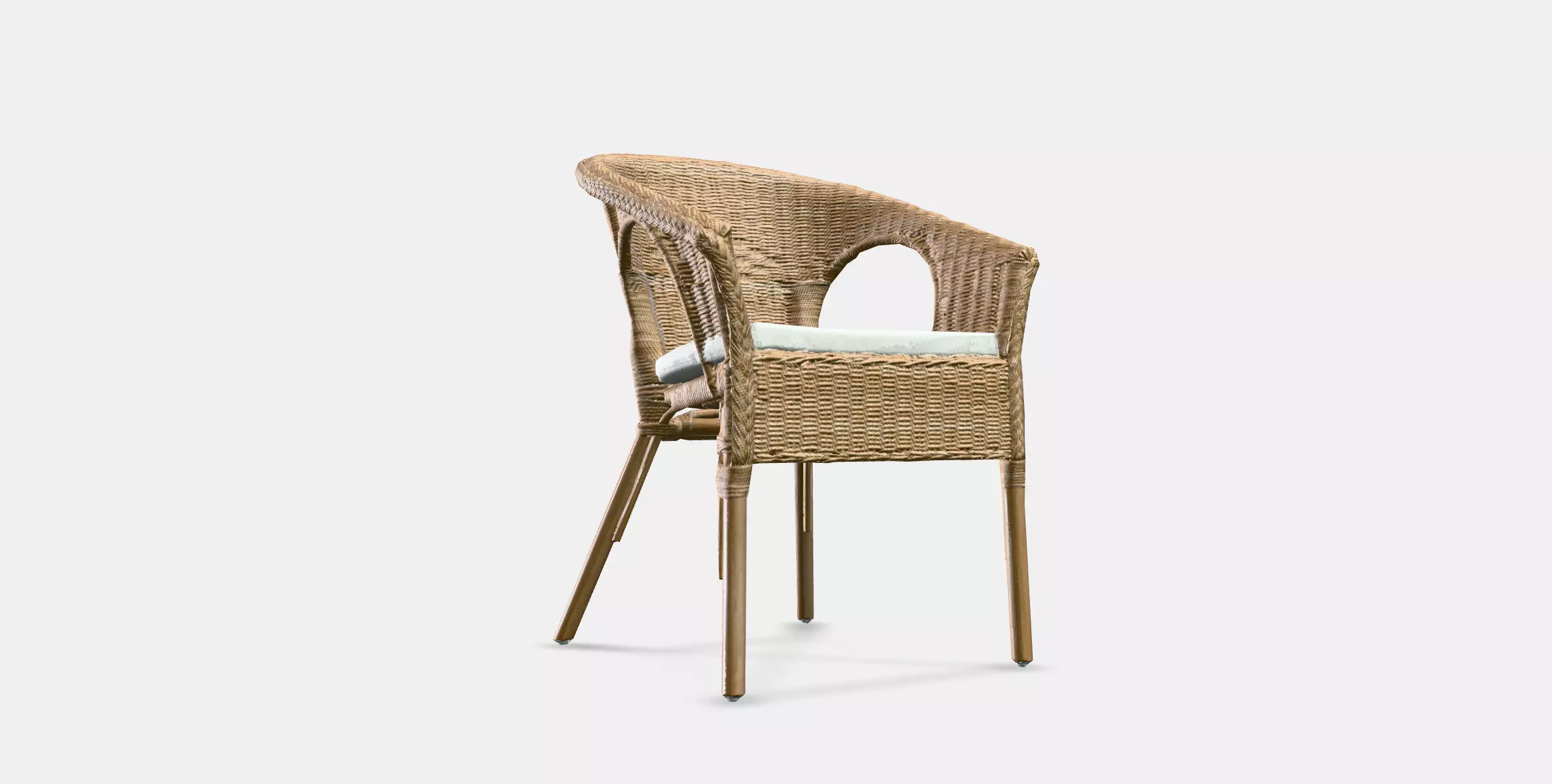 AGEN Armchair with plush cover 3D model_0