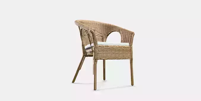 AGEN Armchair with plush cover