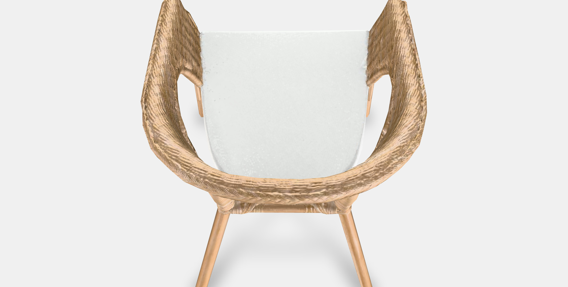 AGEN Armchair with plush cover 3D model_7
