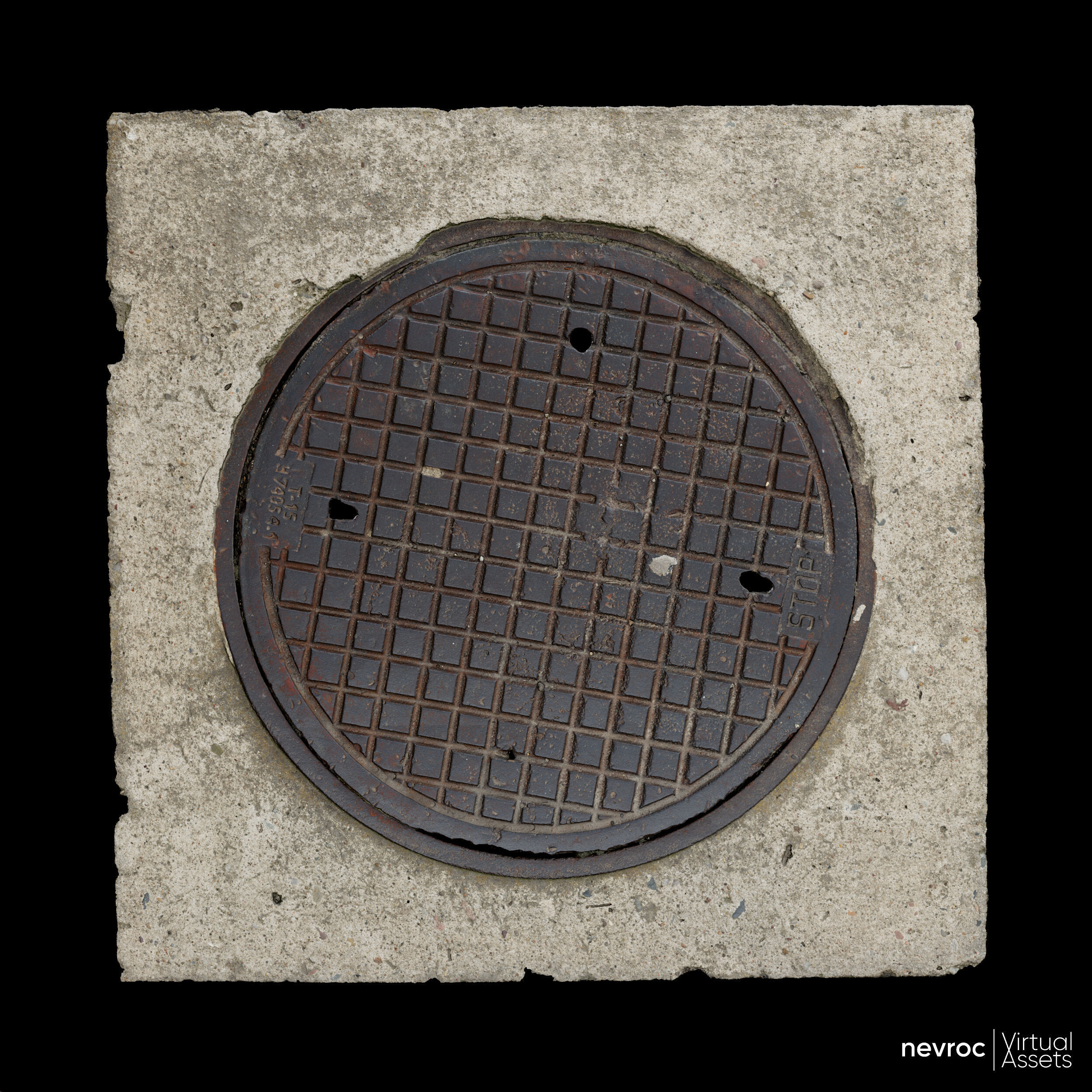 Manhole cover 04 Texture_1