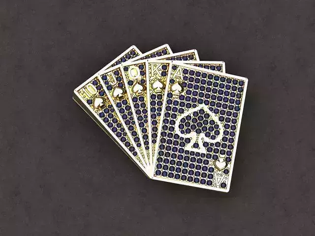 A rummy pendant 3D print model