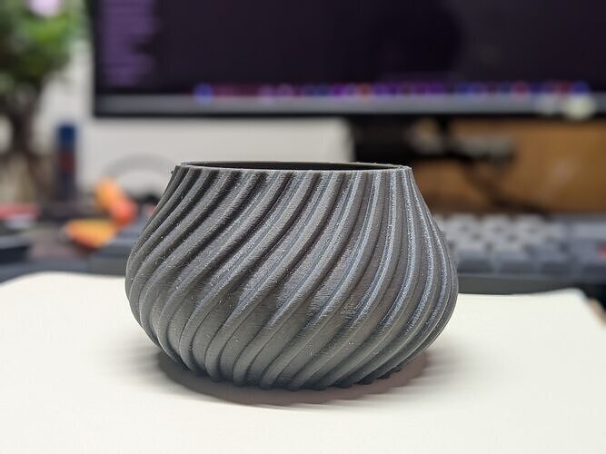Spiral Cactus Pot  A 3D Printed Minimalist Design Free 3D print model