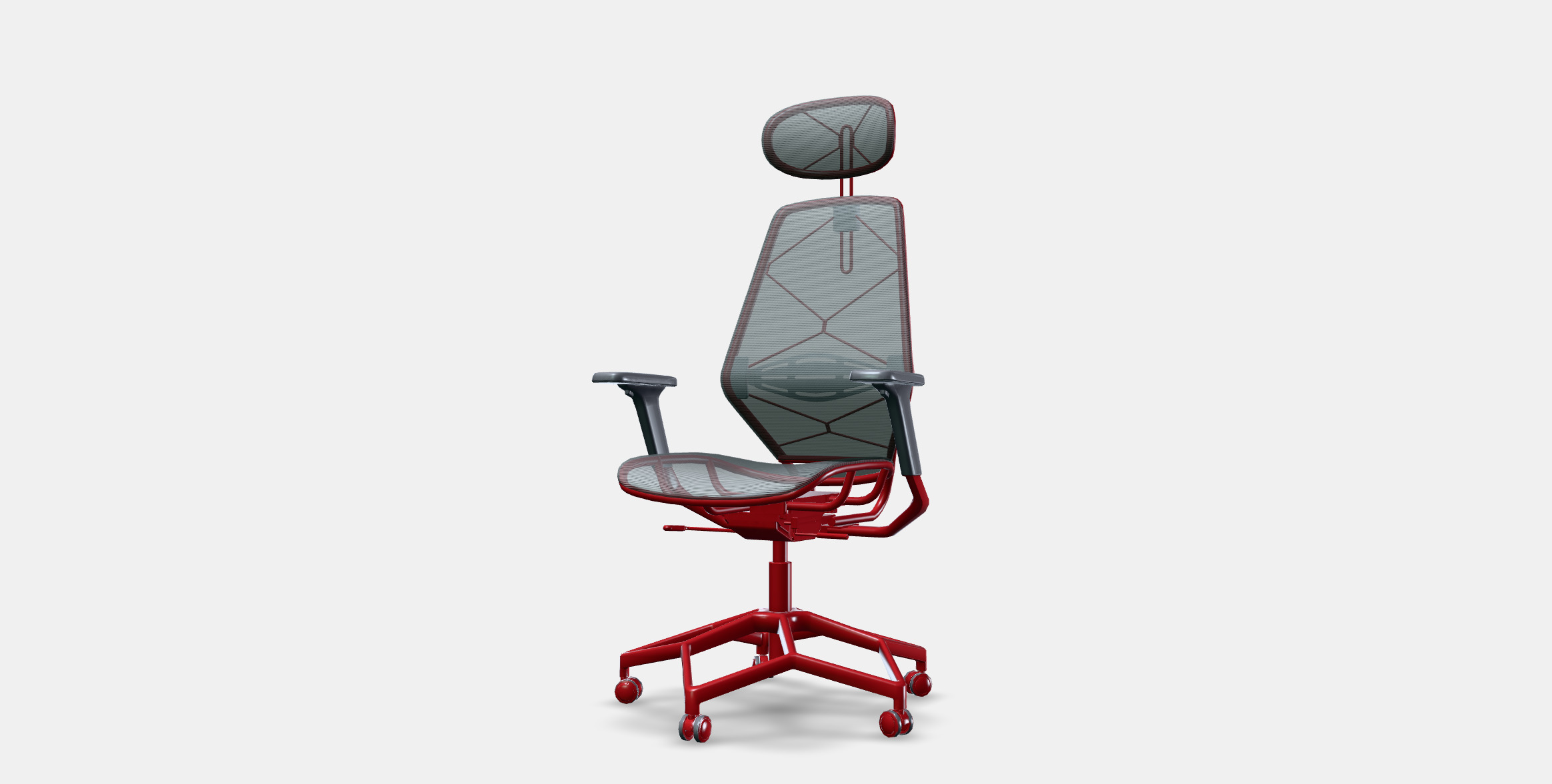 STYRSPEL Gaming chair 3D model_11