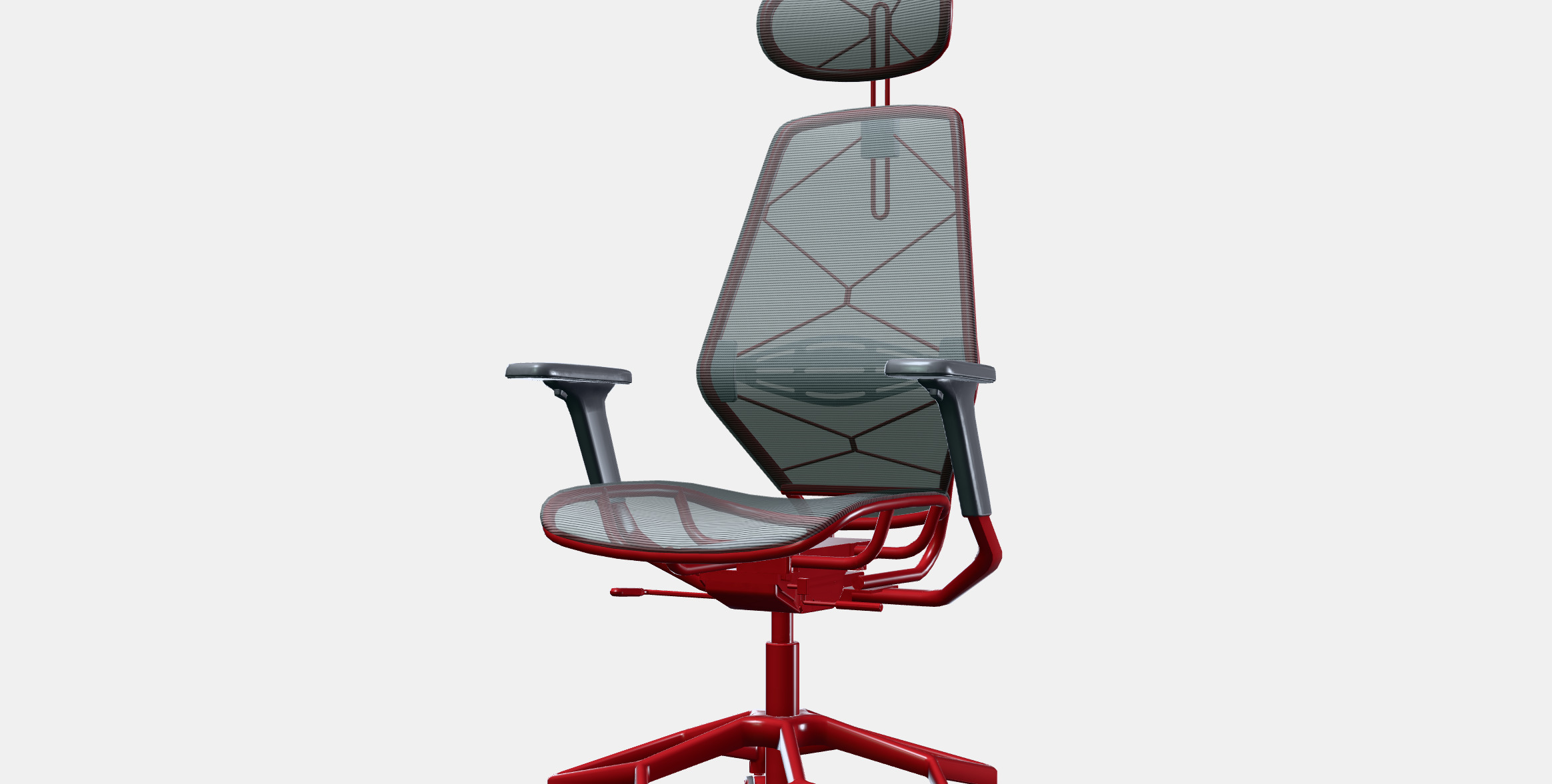 STYRSPEL Gaming chair 3D model_13