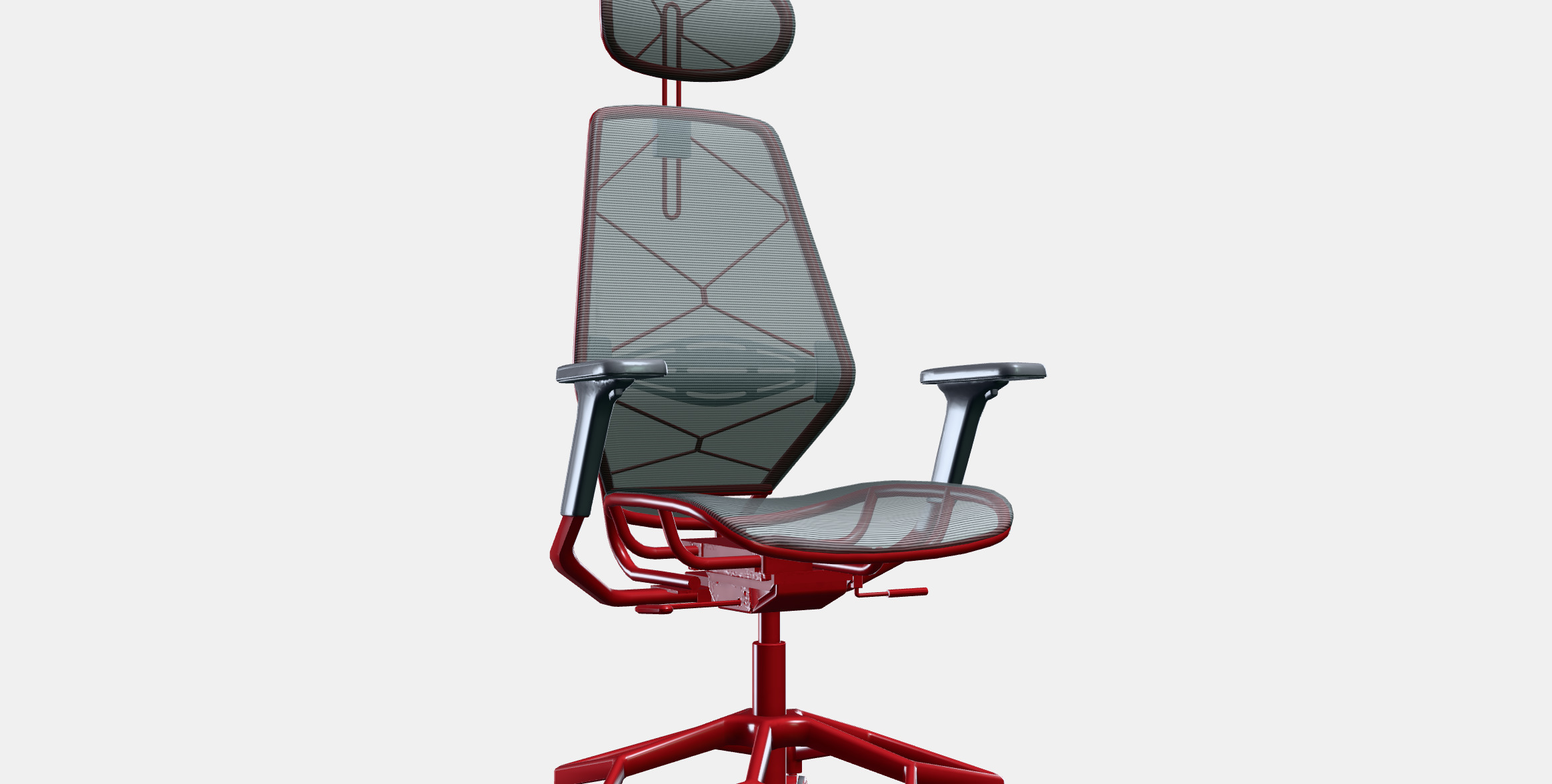 STYRSPEL Gaming chair 3D model_9