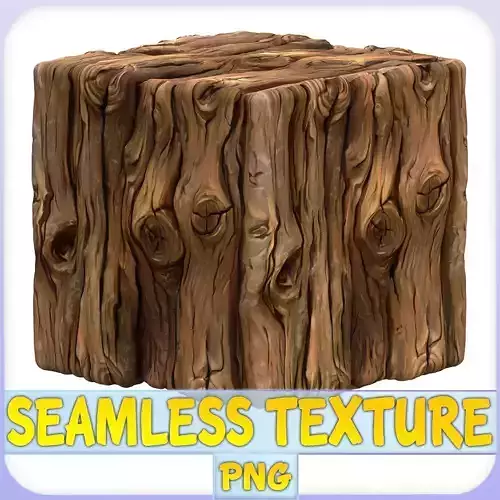 Stylized Bark Seamless Texture