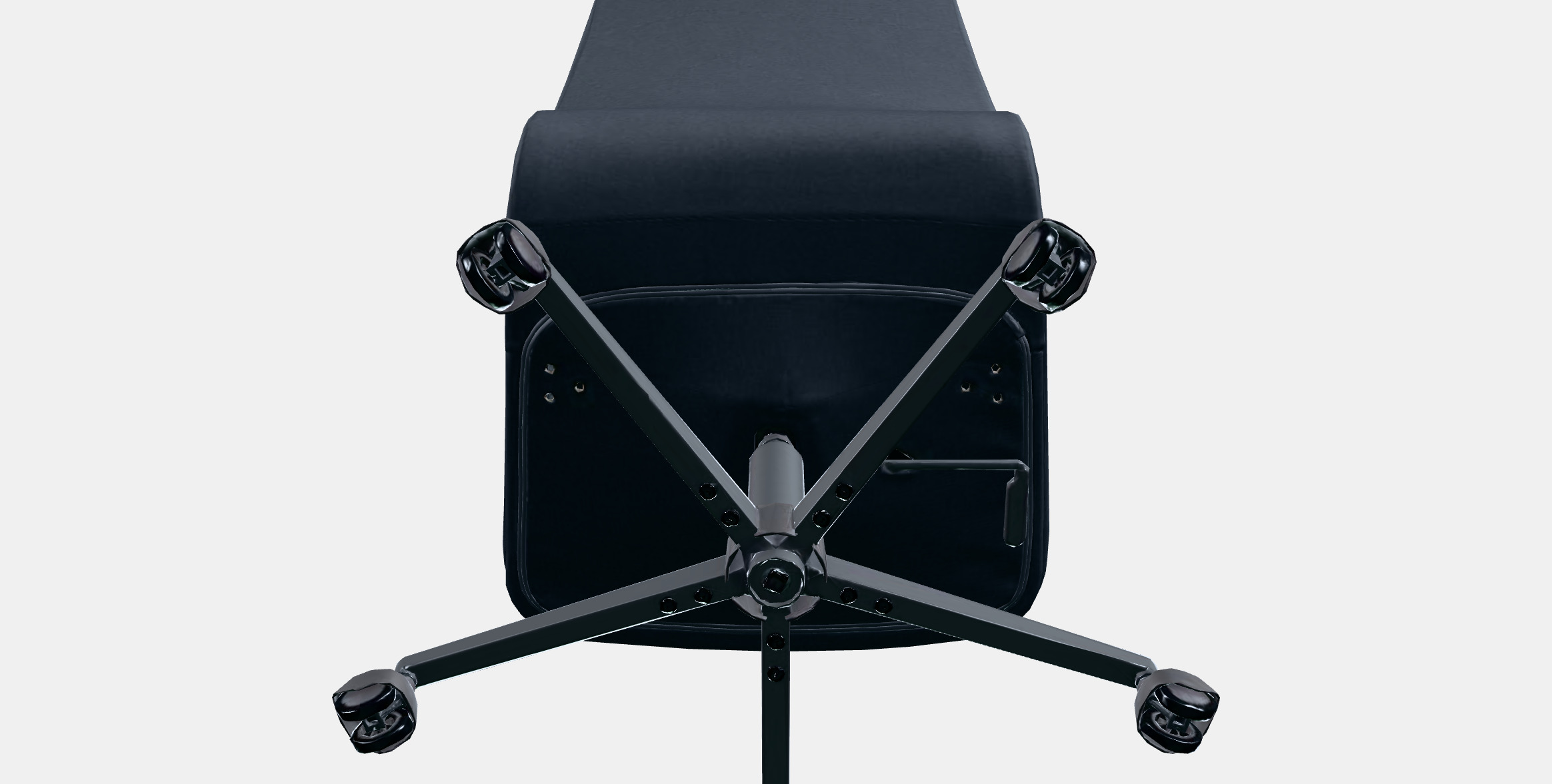 MULLFJALLET Conference chair with castors 3D model_9