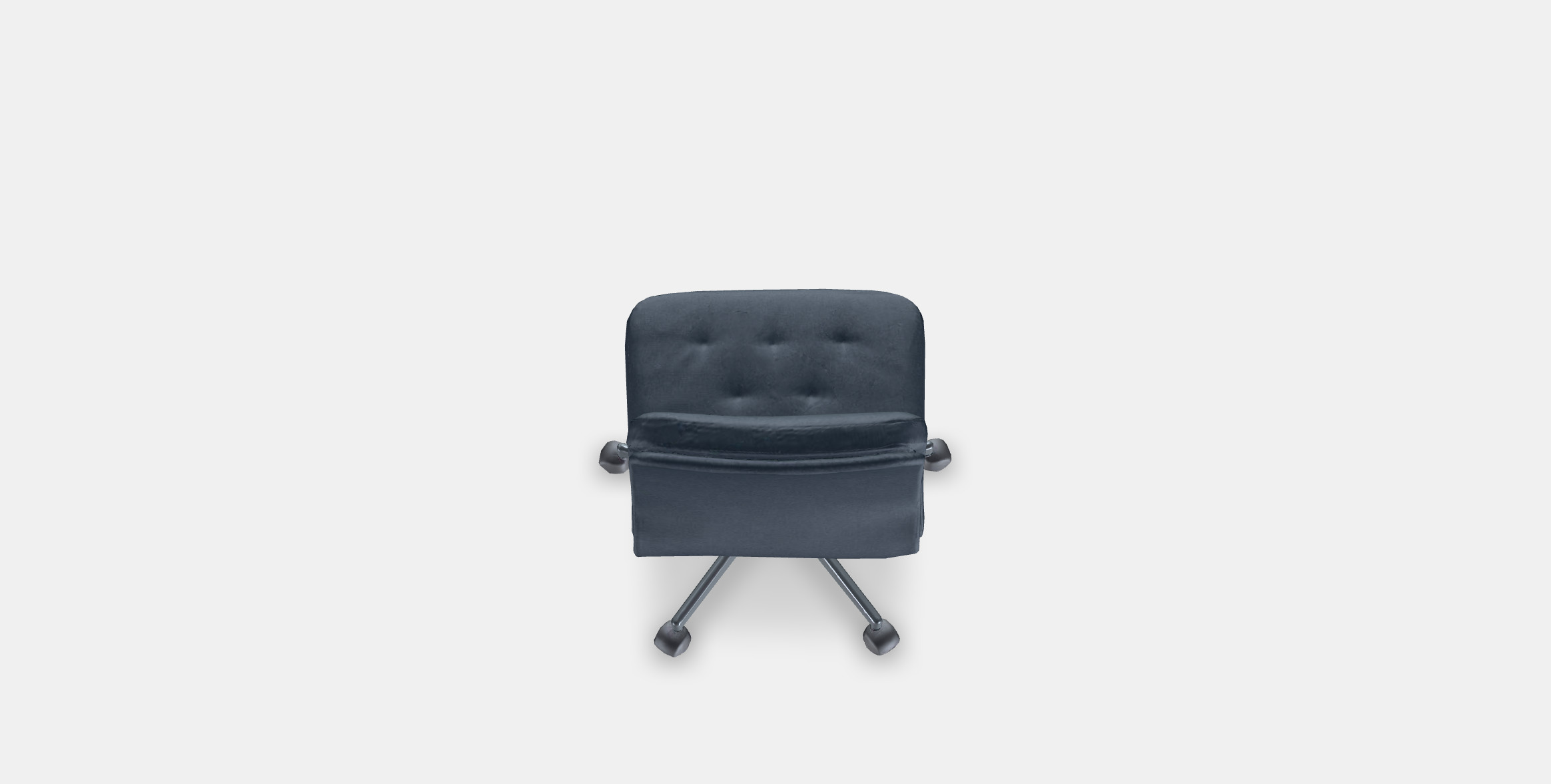 MULLFJALLET Conference chair with castors 3D model_2