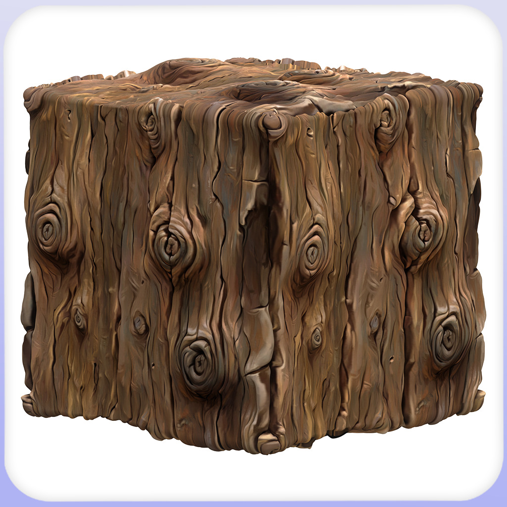 Stylized Bark Seamless Texture Texture_5