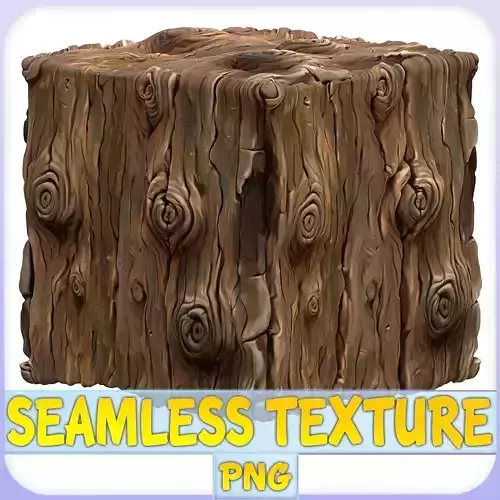 Stylized Bark Seamless Texture