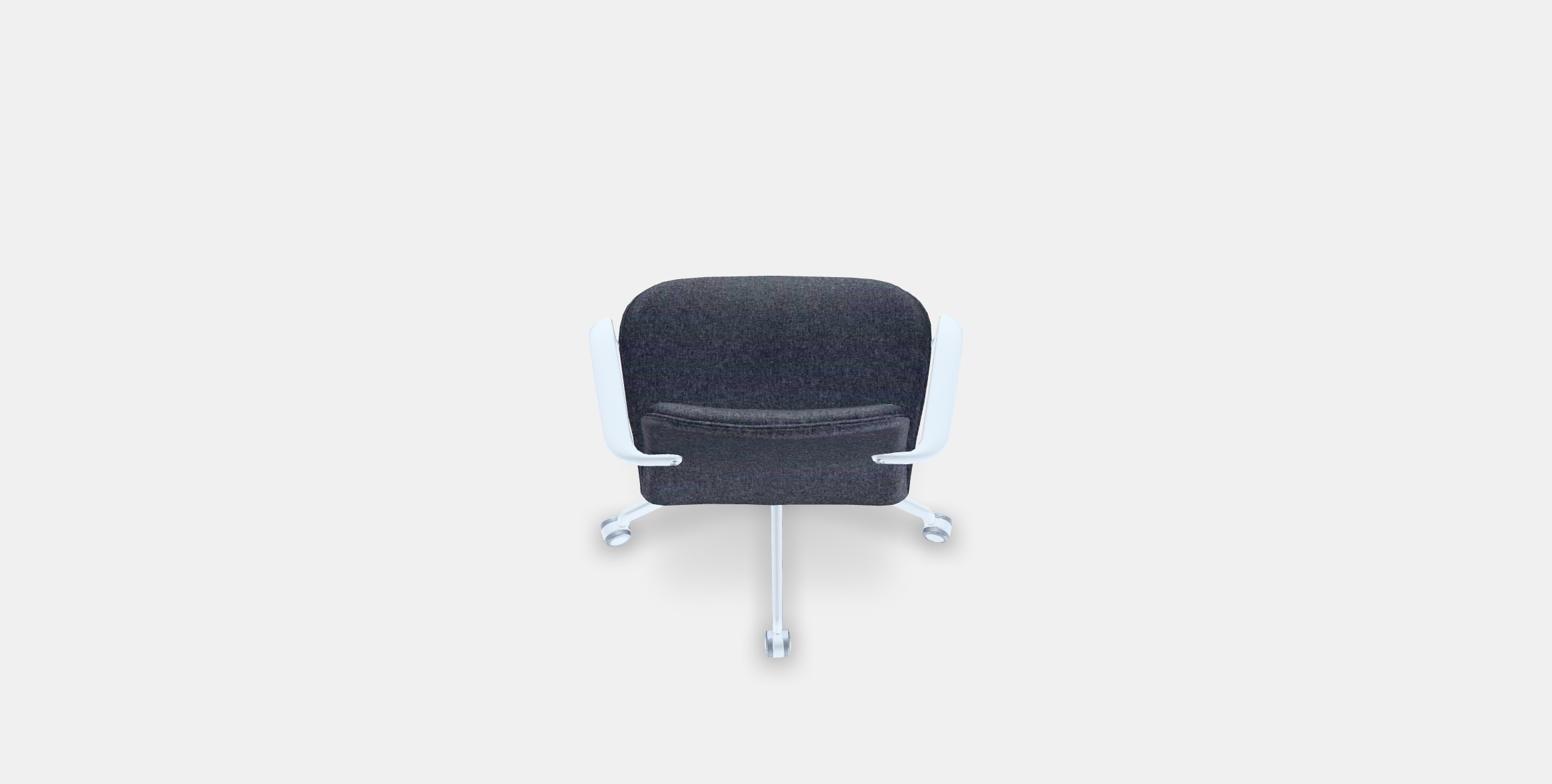 LANGFJALL Conference chair with armrests 8 Low-poly 3D model_4