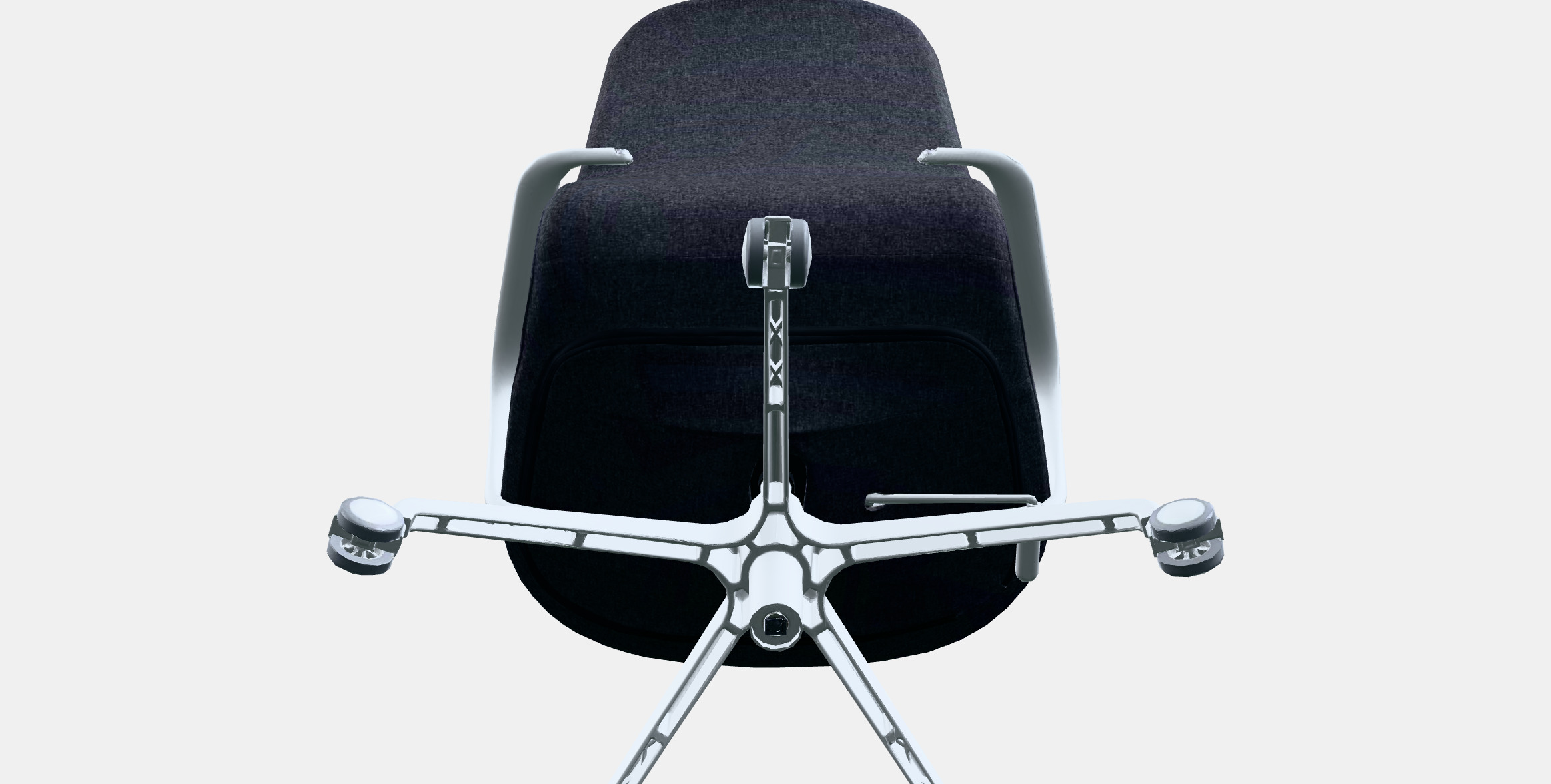 LANGFJALL Conference chair with armrests 8 Low-poly 3D model_7