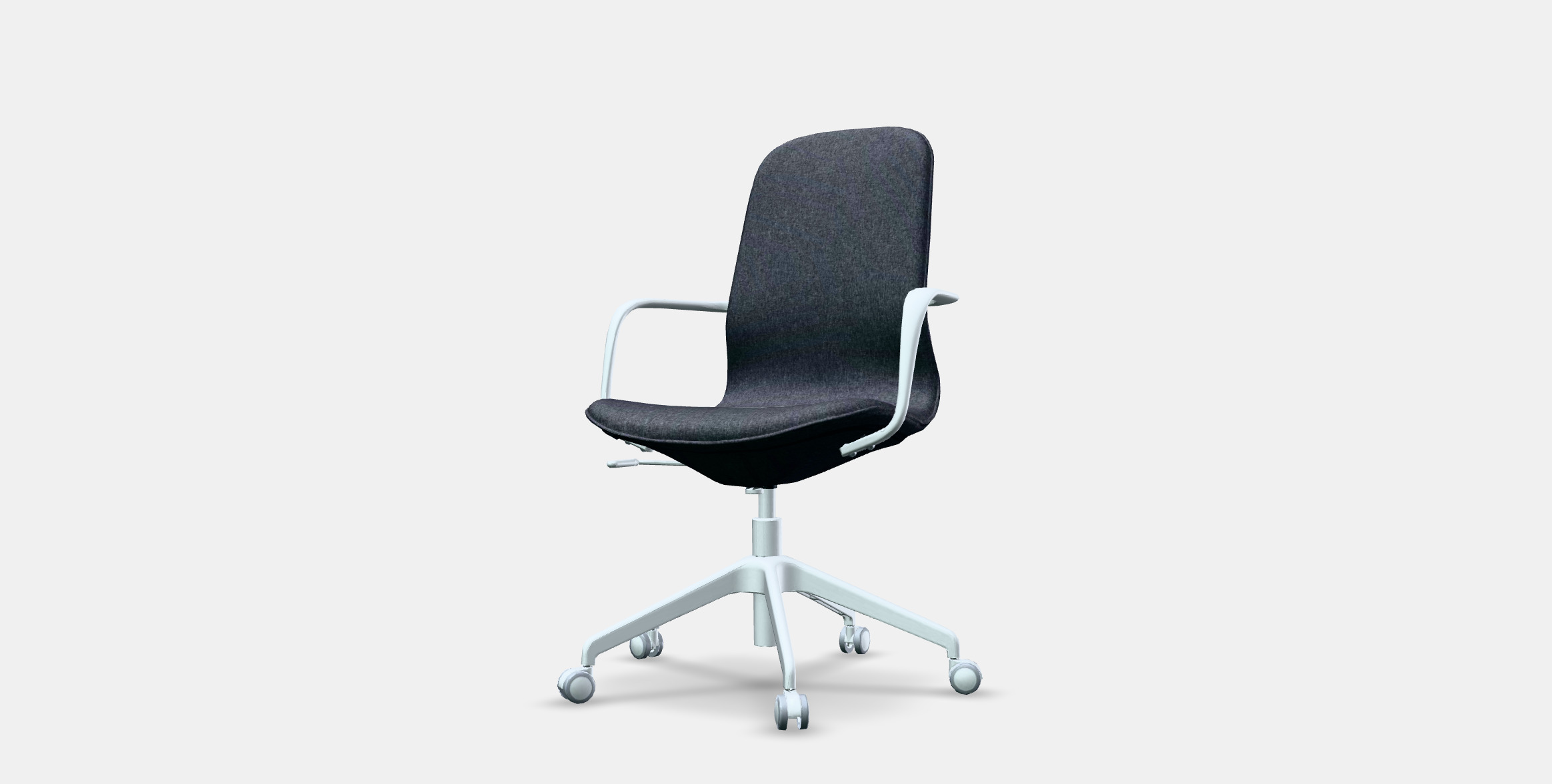 LANGFJALL Conference chair with armrests 8 Low-poly 3D model_12