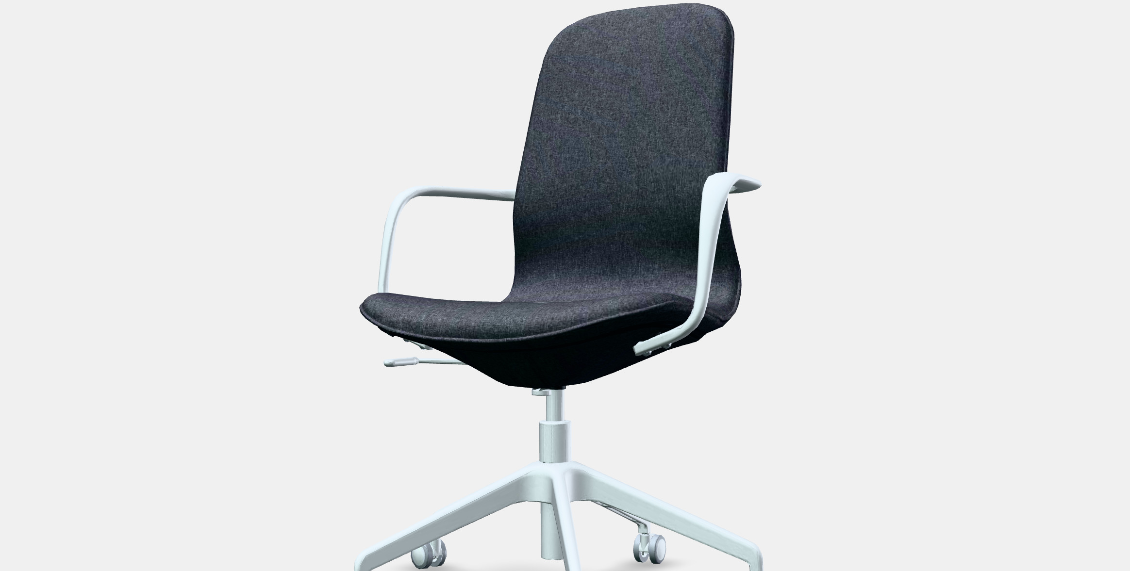 LANGFJALL Conference chair with armrests 8 Low-poly 3D model_13