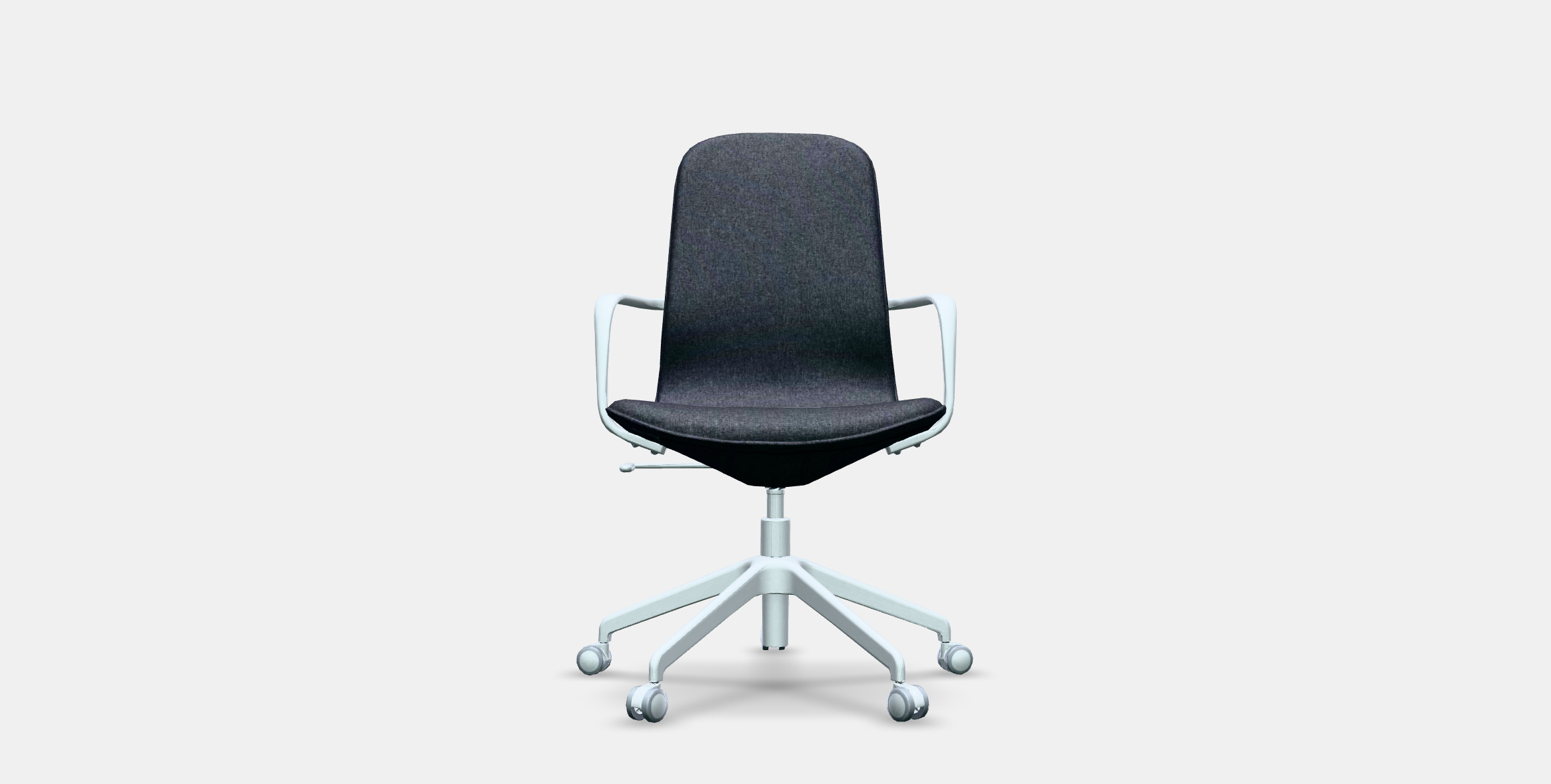 LANGFJALL Conference chair with armrests 8 Low-poly 3D model_11