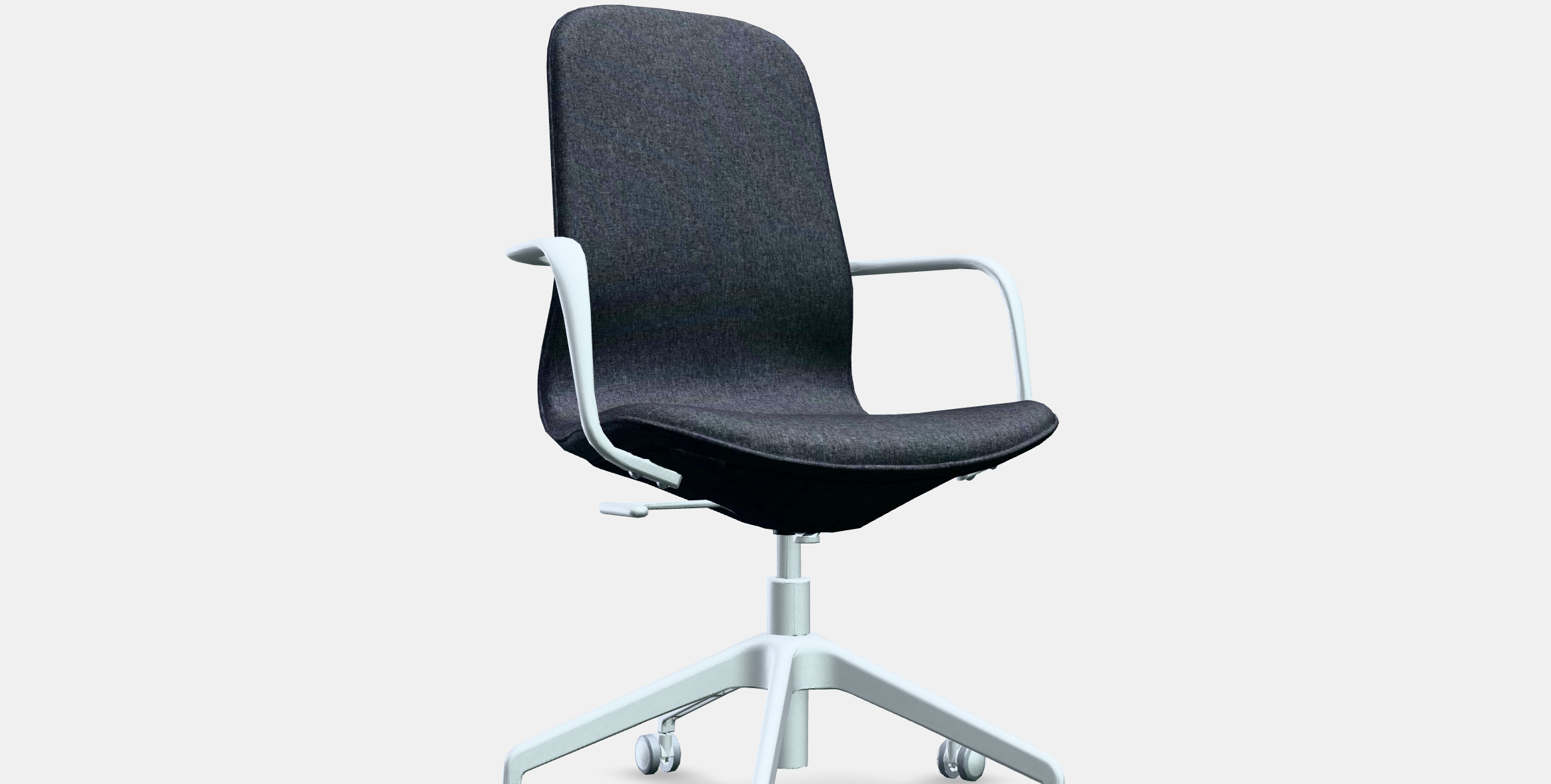 LANGFJALL Conference chair with armrests 8 Low-poly 3D model_9