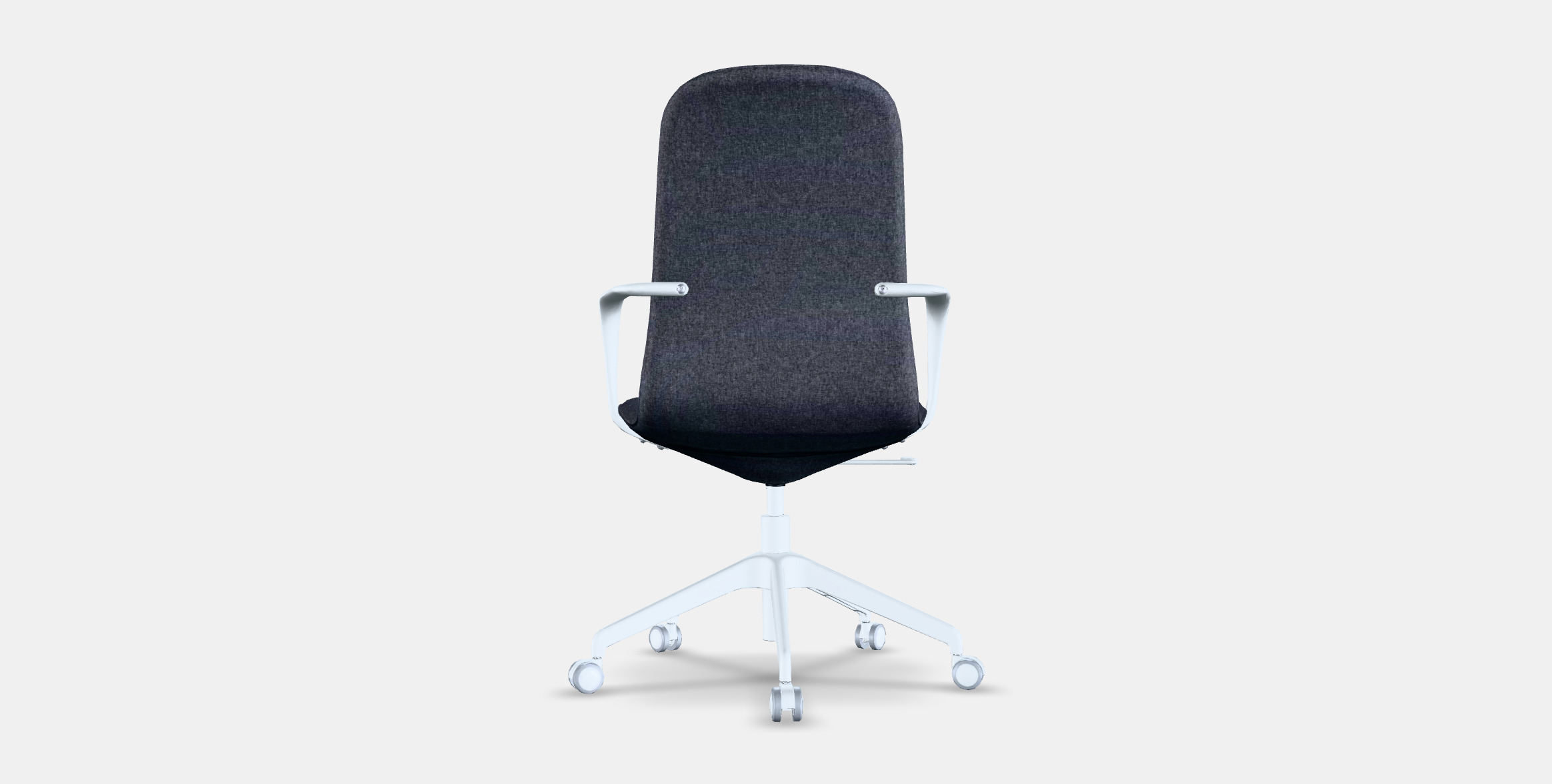LANGFJALL Conference chair with armrests 8 Low-poly 3D model_14