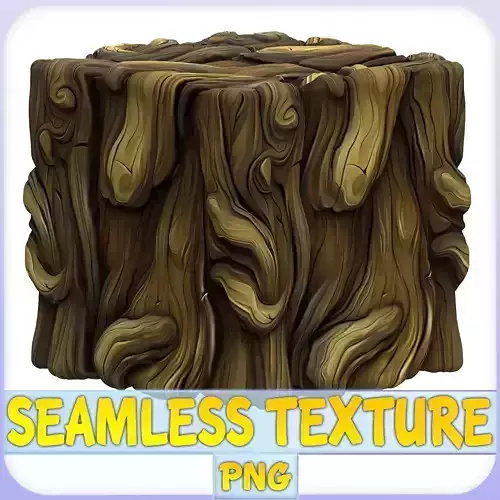 Stylized Bark Seamless Texture