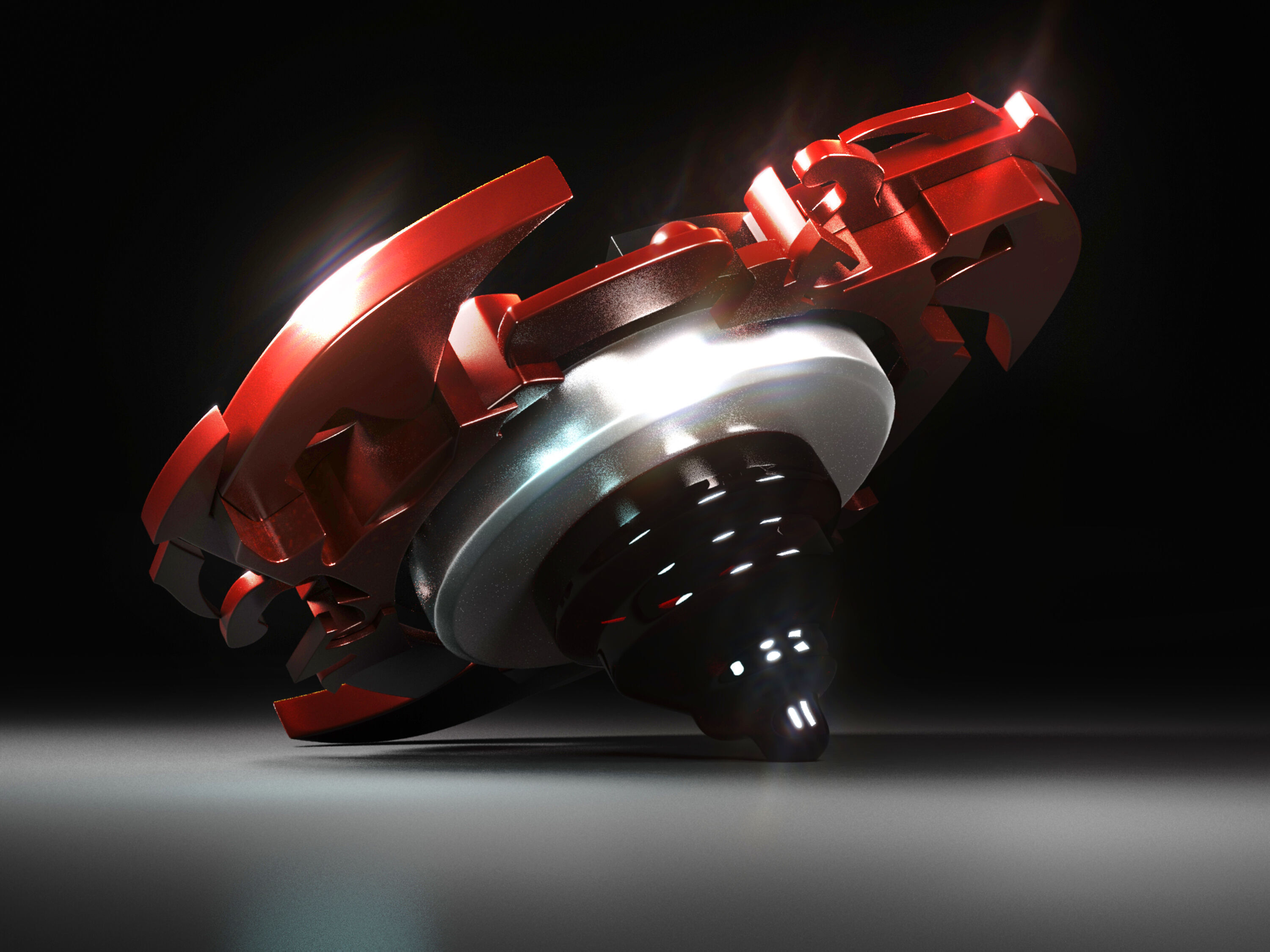 Beyblade Low-poly 3D model_2