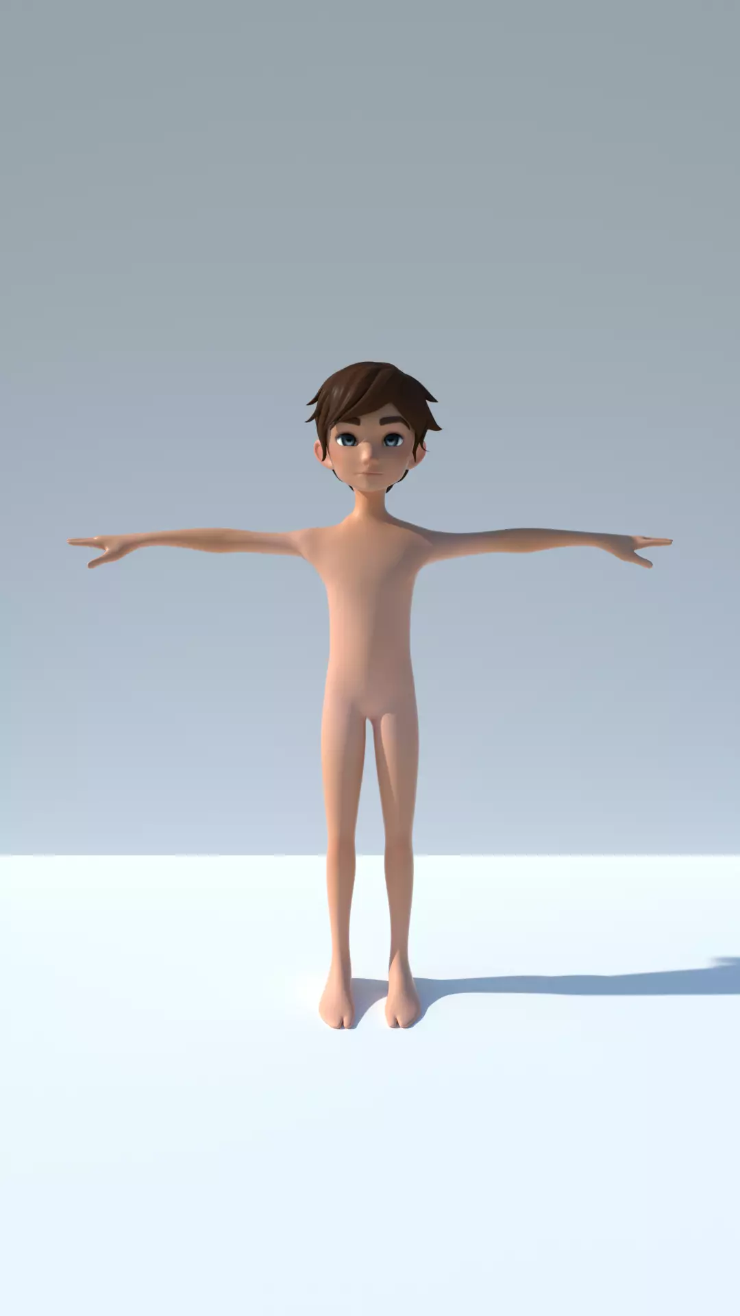 RIGGED CARTOON Free 3D model