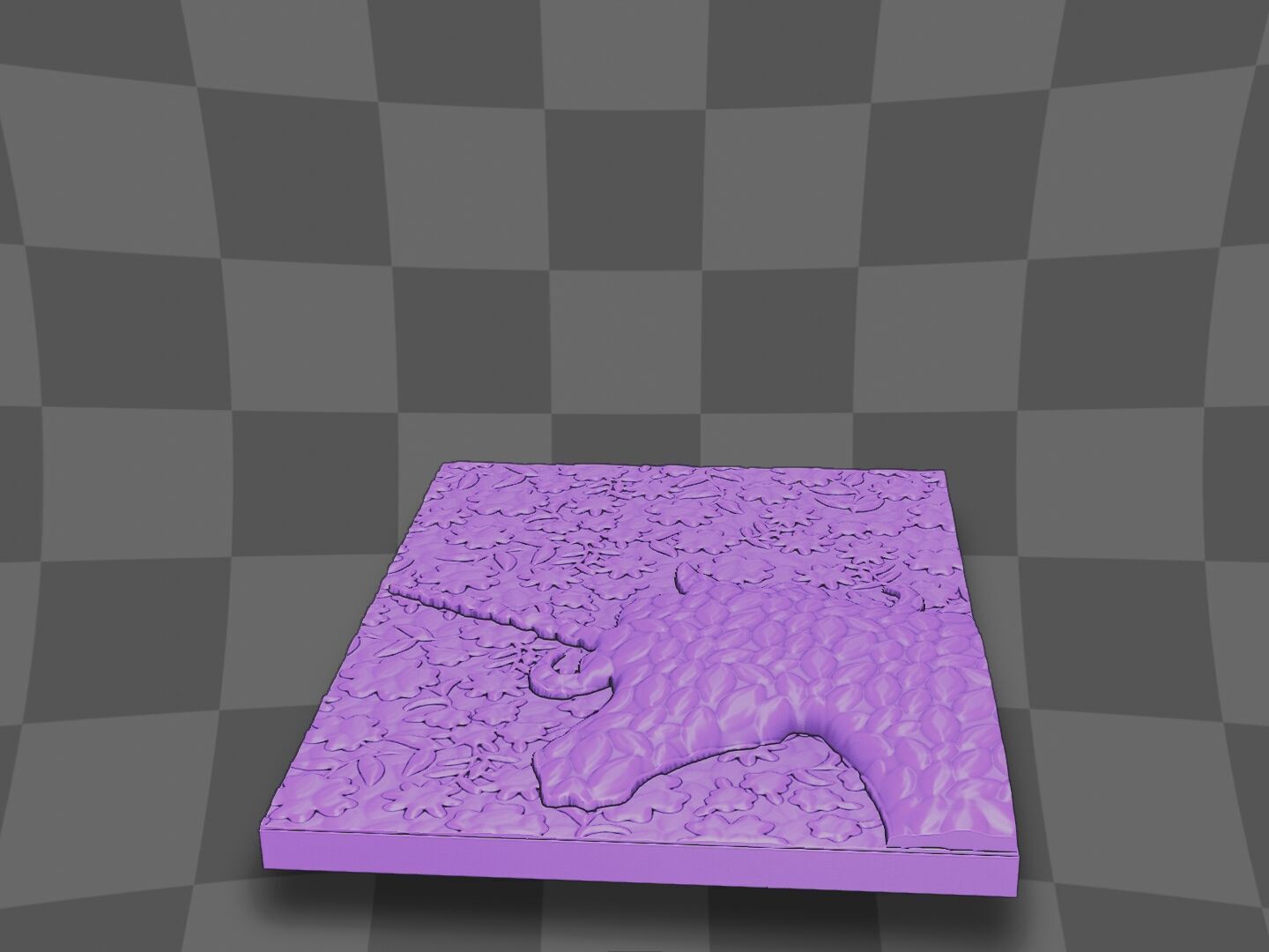 The unicorn decoration 3D print model_5