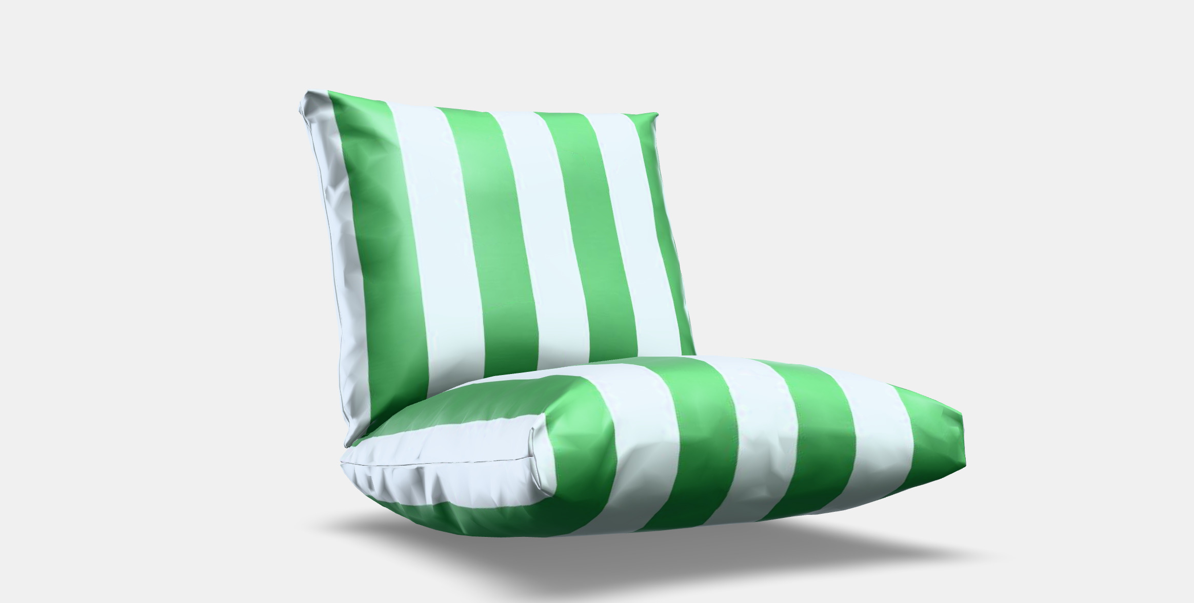 ONNESTAD Cushion set armchair Low-poly 3D model_9