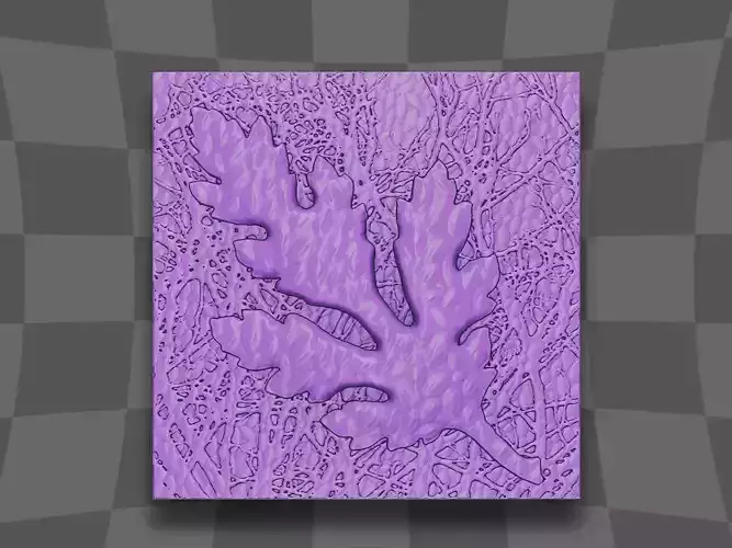 The final leaf decoration