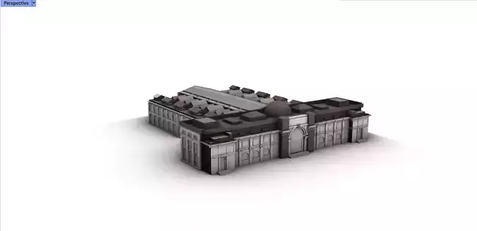 Egyptian Museum 3D Model 3D model