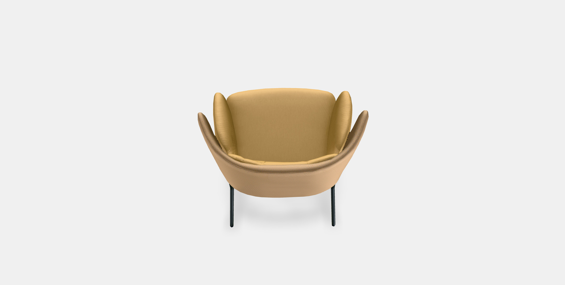 BINGSTA High-back armchair 1 Low-poly 3D model_2
